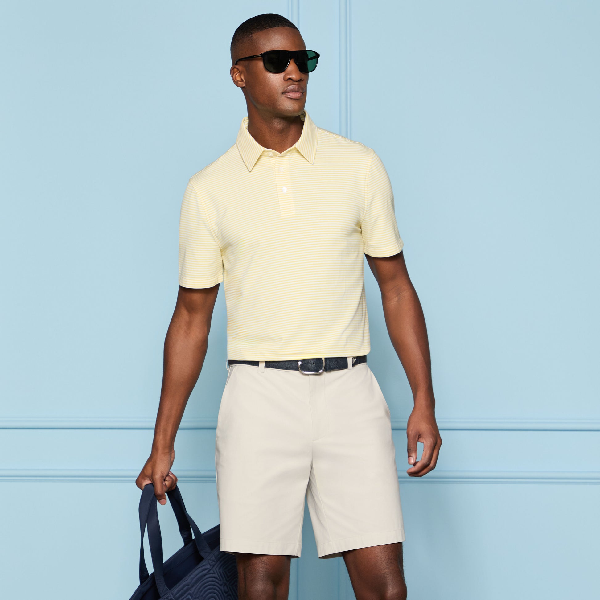ALL PLAY STRIPE STRETCH KNIT POLO | G/FORE US