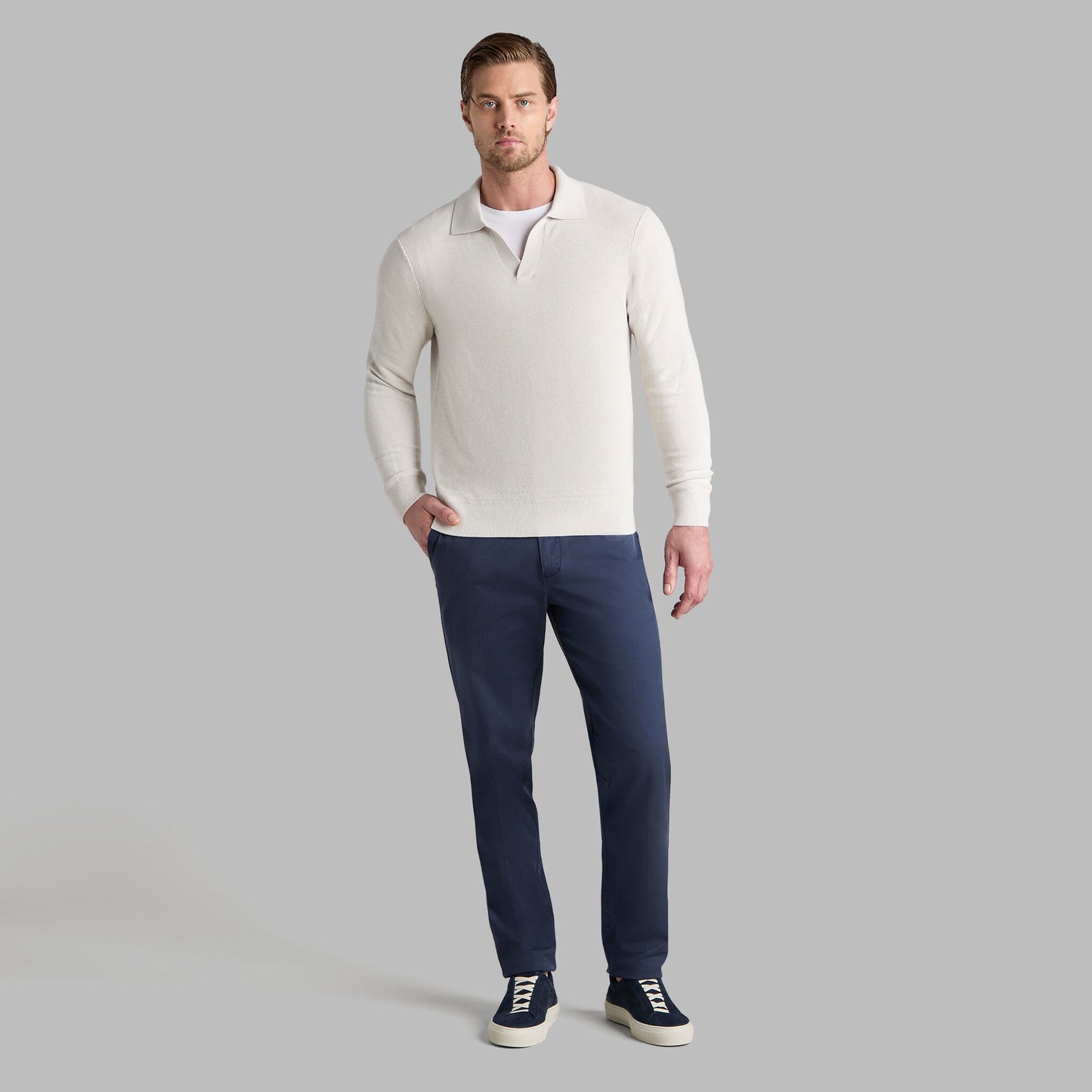 JOHNNY COLLAR COOLING COTTON SWEATER POLO | G/FORE For Sale