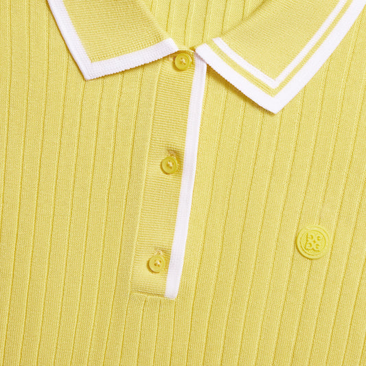 RIBBED KNIT SWEATER POLO | G/FORE Discount