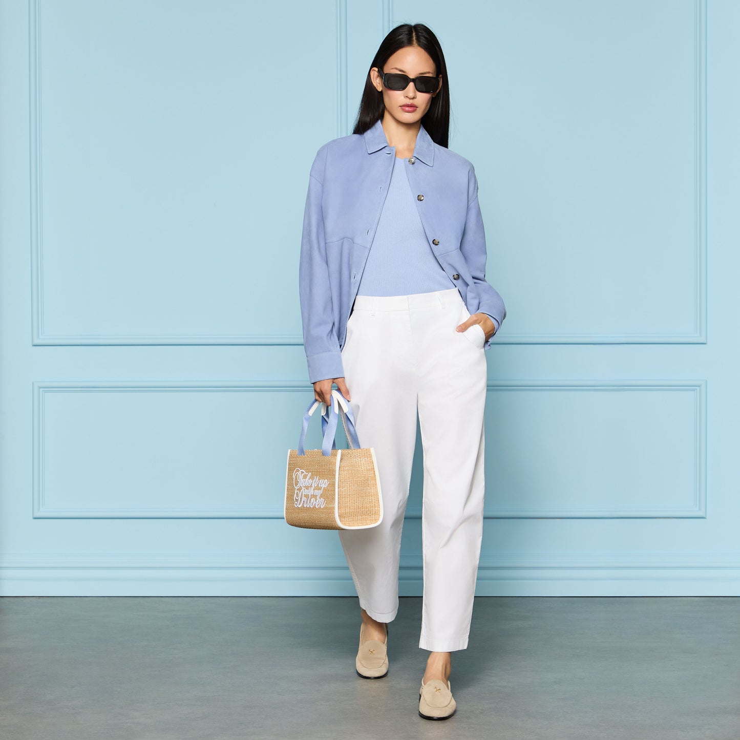 RELAXED FIT SUEDE SHIRT JACKET | G/FORE Near me