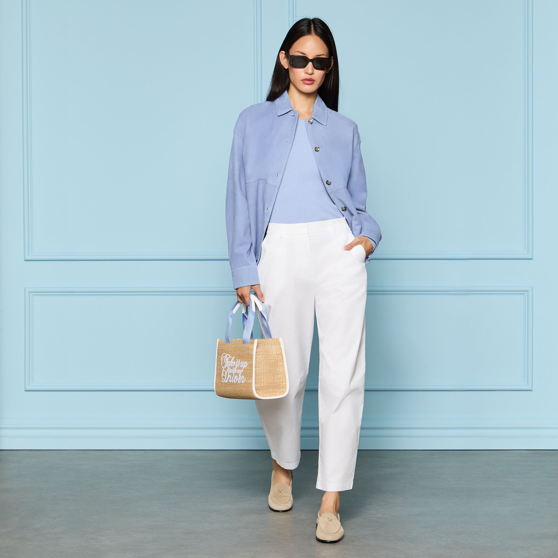RELAXED FIT SUEDE SHIRT JACKET | G/FORE Near me