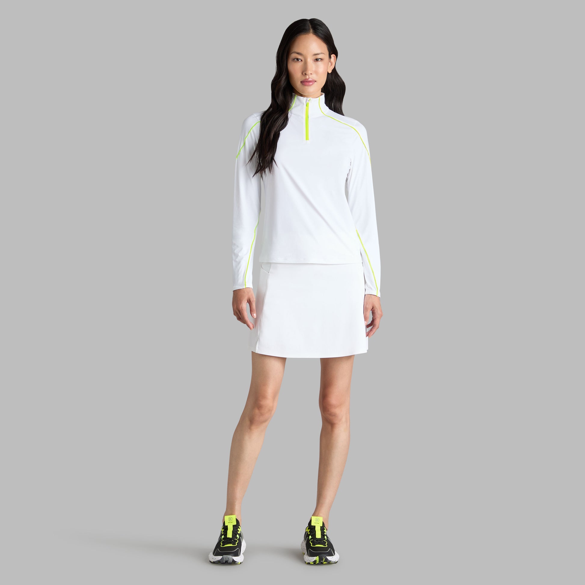 SUN SHIELD SILKY TECH NYLON QUARTER ZIP PULLOVER | G/FORE US