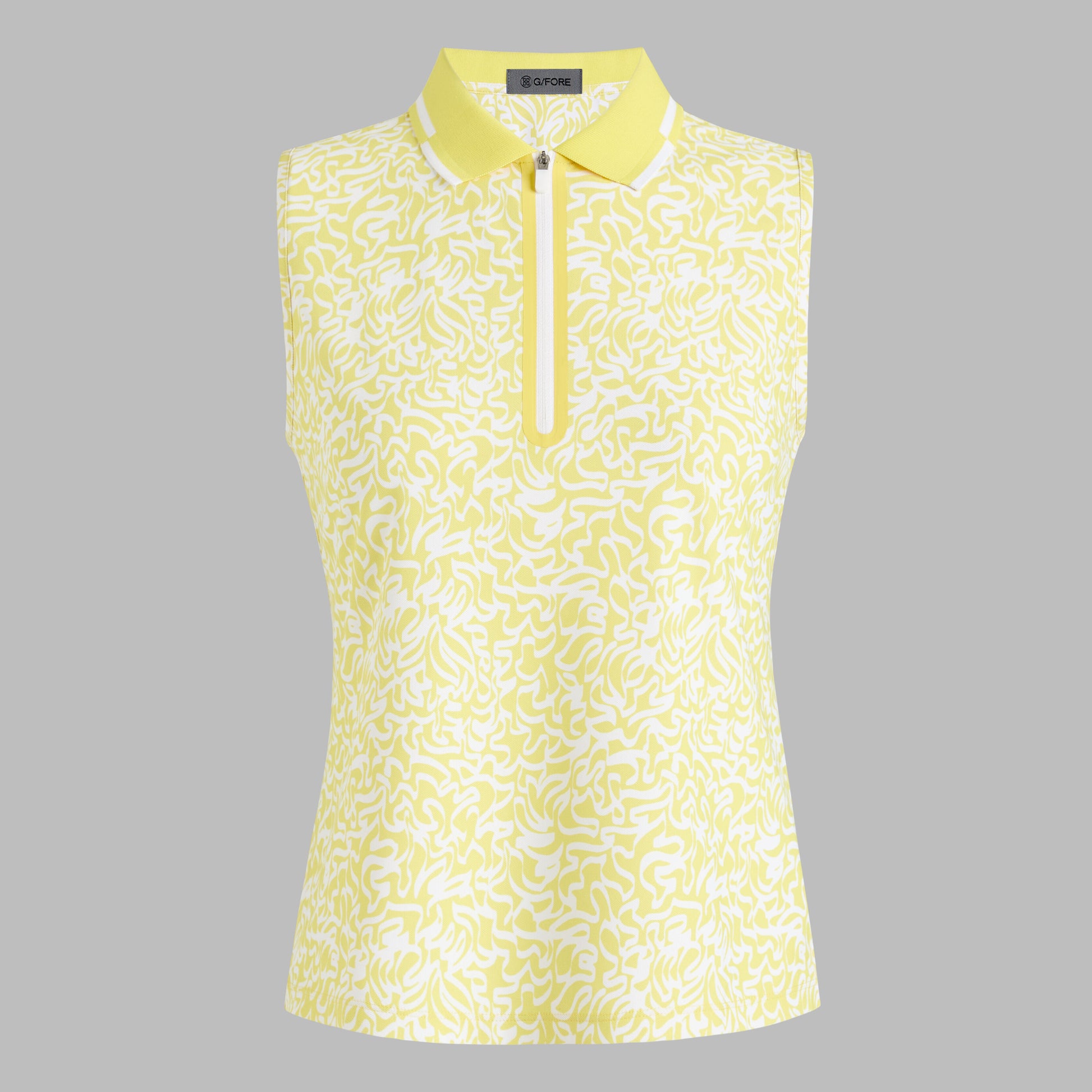 SCRIBBLE TECH PIQUÉ SLEEVELESS POLO | G/FORE US