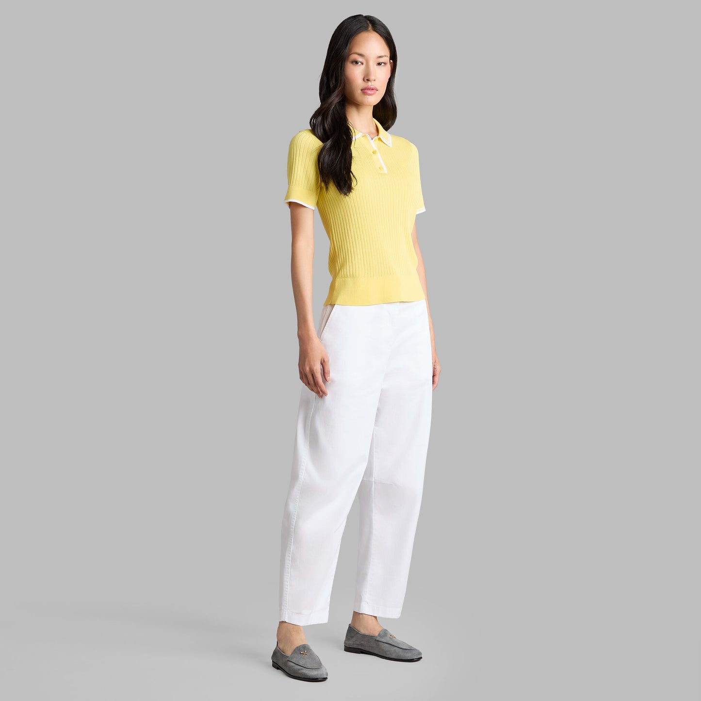 RIBBED KNIT SWEATER POLO | G/FORE