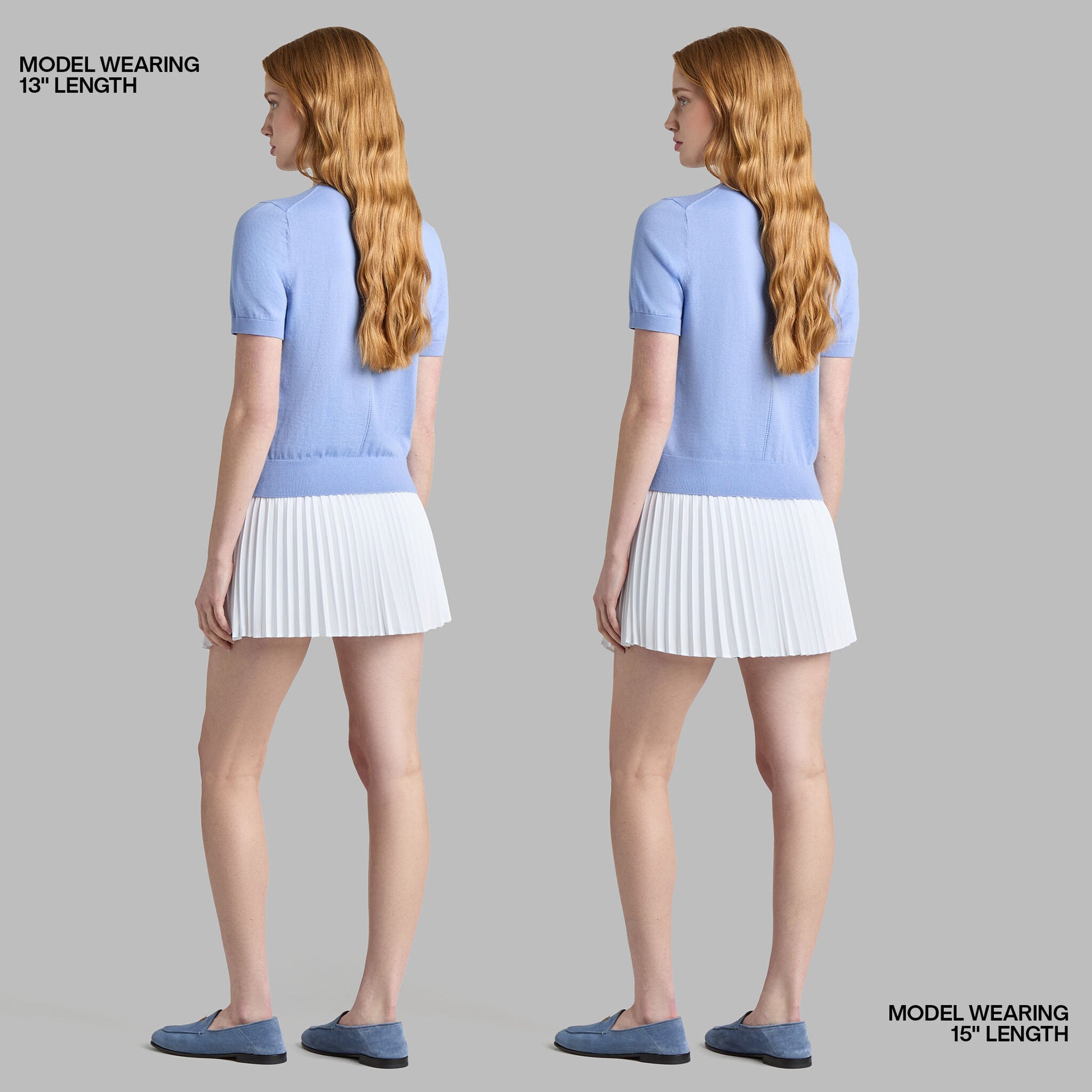 MICROPLEAT STRETCH WOVEN HIGHWAISTED SKORT | G/FORE New