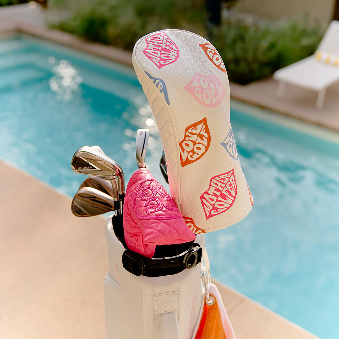 EMBOSSED LOVE G LEATHER DRIVER HEADCOVER | G/FORE On sale
