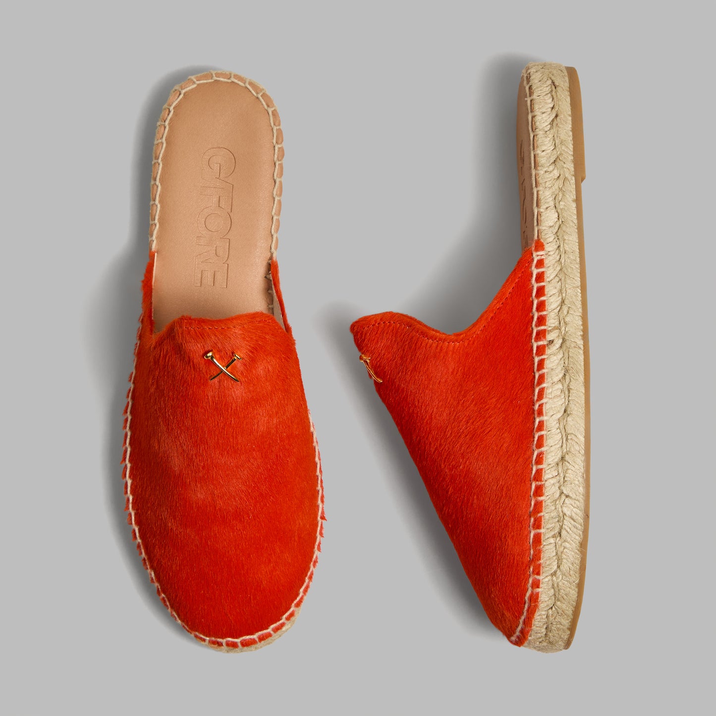 METAL TEES PONY HAIR ESPADRILLE | G/FORE US