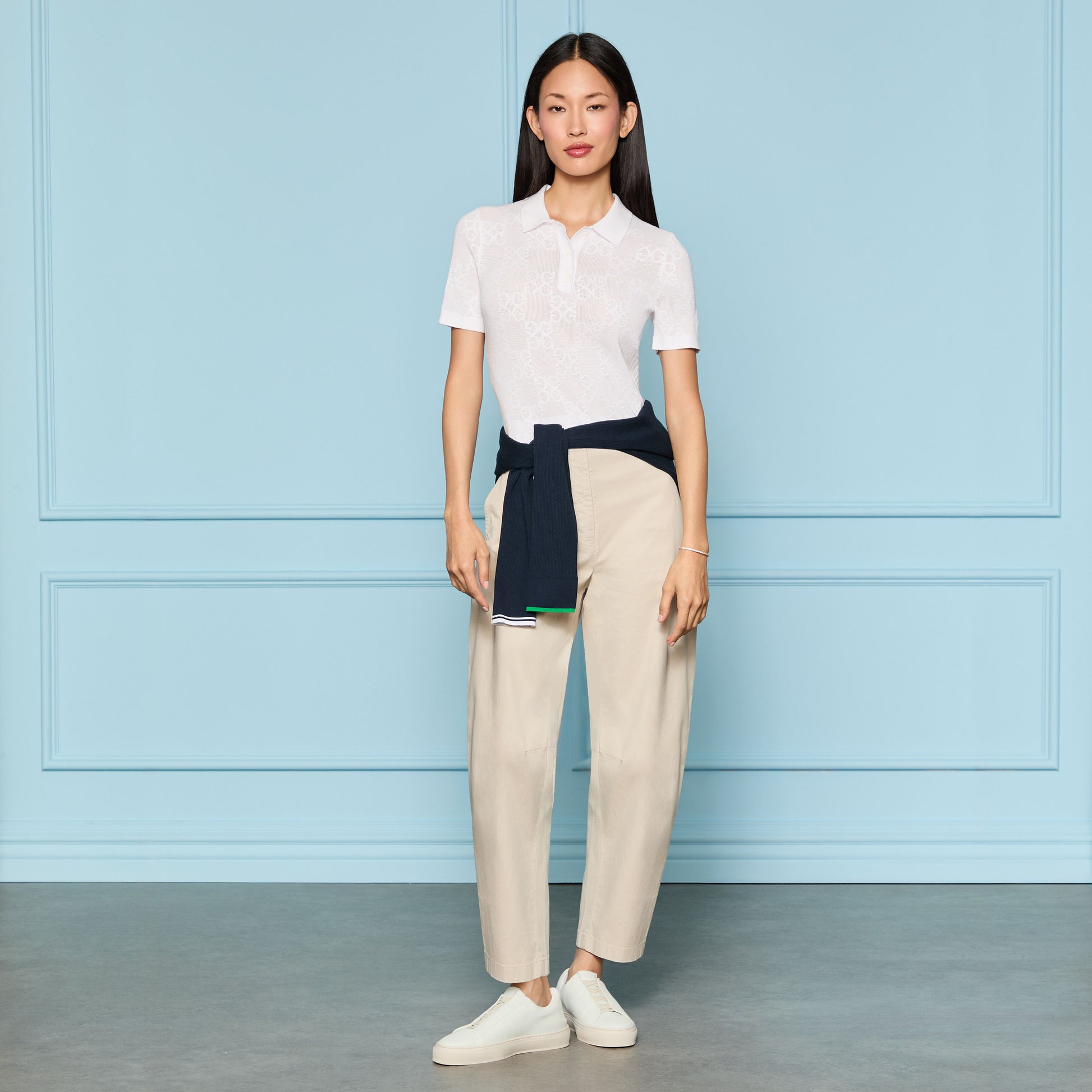 LTD RELEASE STRETCH COTTON GABARDINE BARREL LEG TROUSER | G/FORE