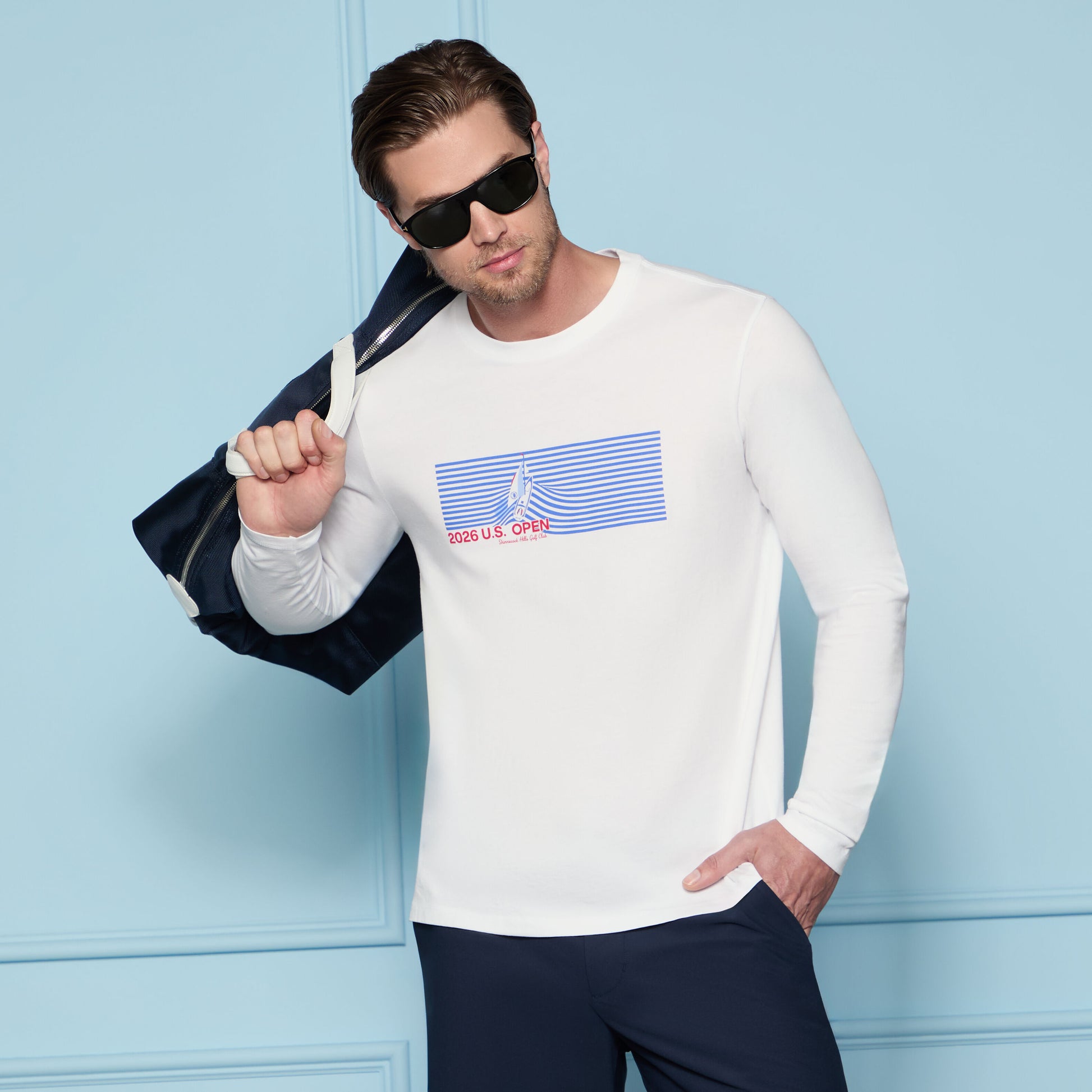 2026 U.S. OPEN SAIL BOAT LONG SLEEVE TEE | G/FORE sale