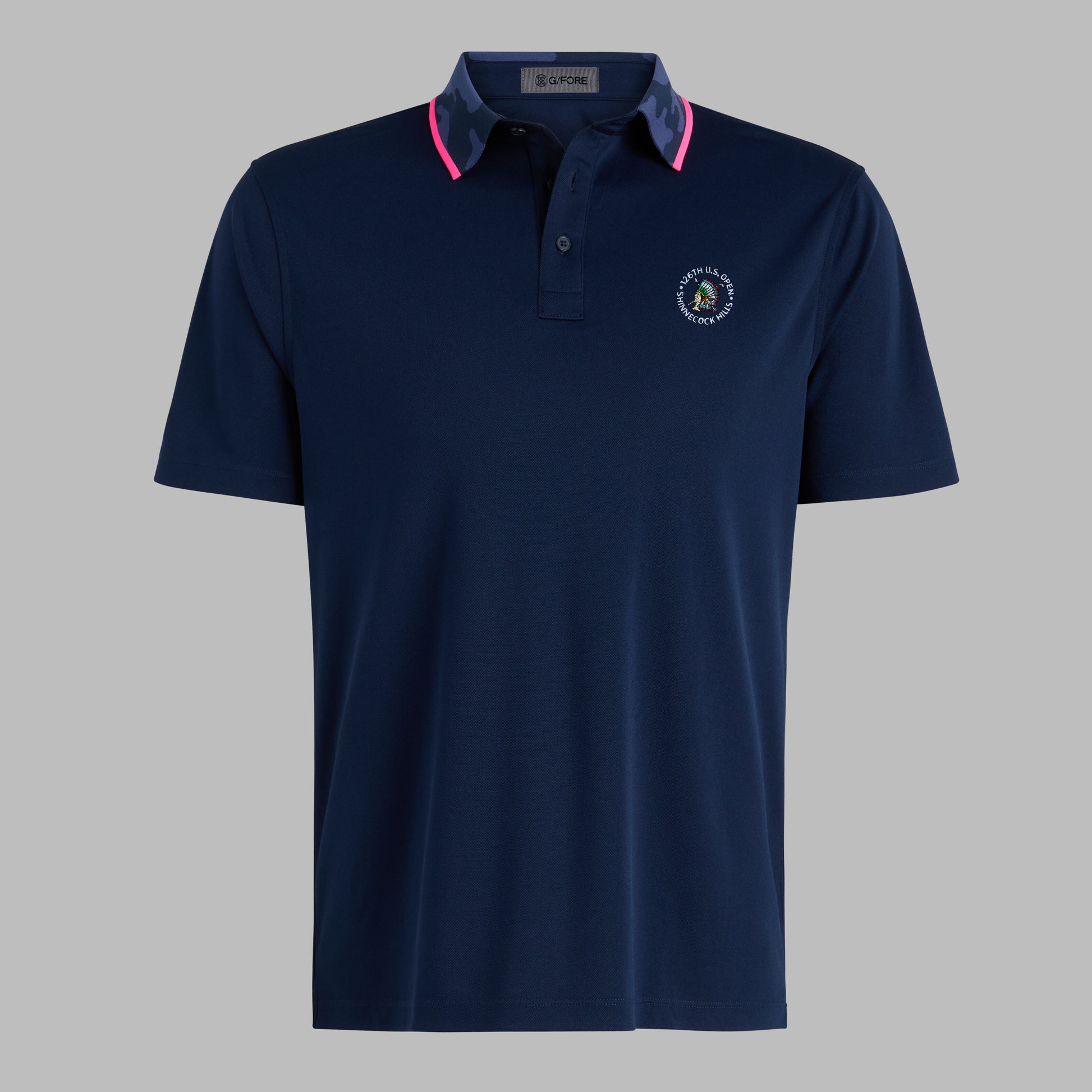 2026 U.S. OPEN CAMO COLLAR PERFORMANCE PIQUÉ POLO | G/FORE New