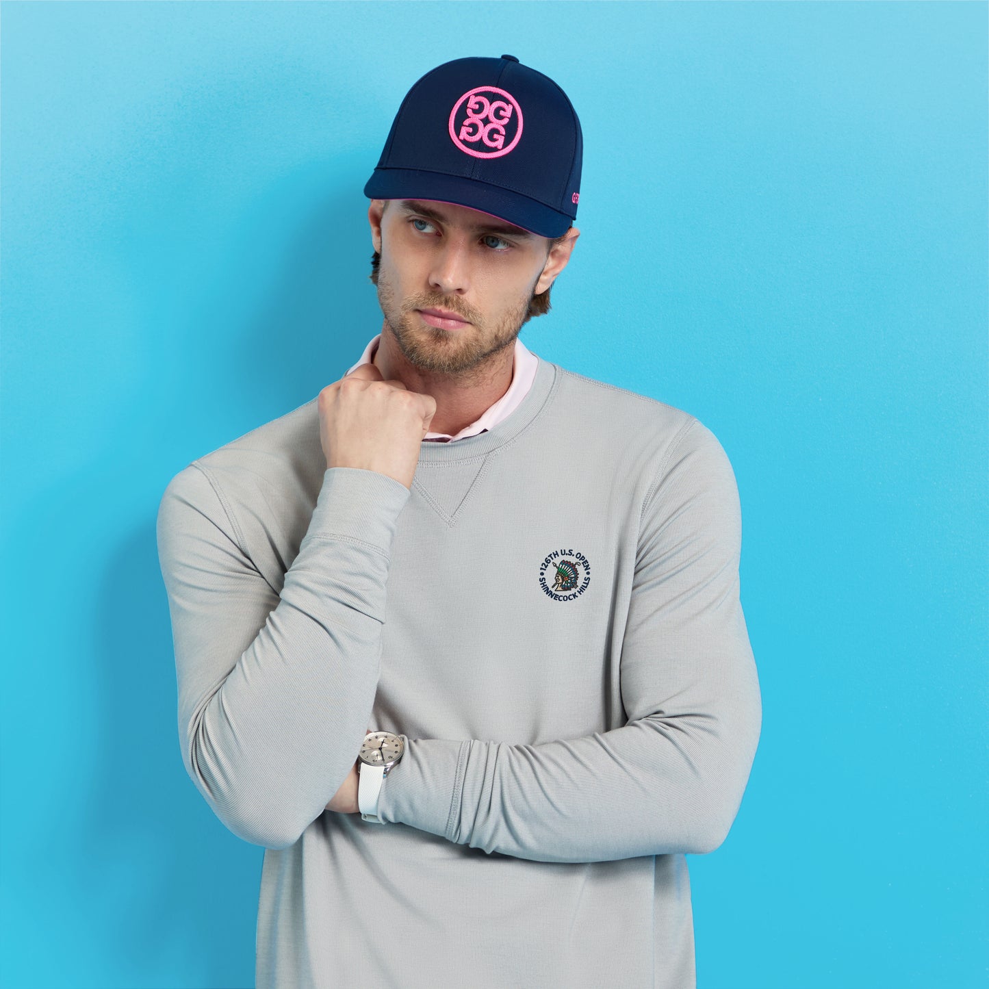 LTD RELEASE 2026 U.S. OPEN PERFORMANCE PIQUÉ CREWNECK LAYER | G/FORE US