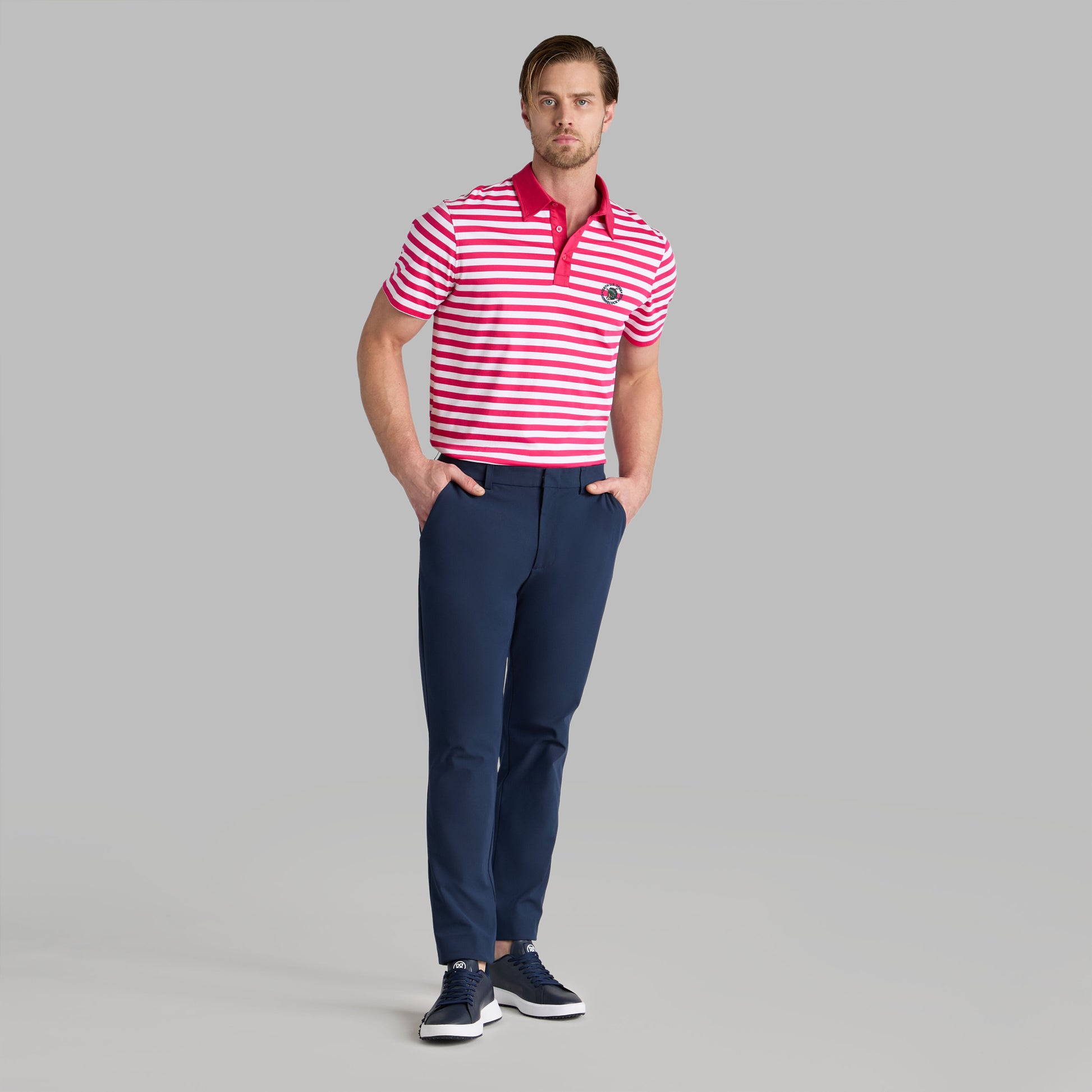LTD RELEASE 2026 U.S. OPEN BRETON STRIPE COTTON POLO | G/FORE New