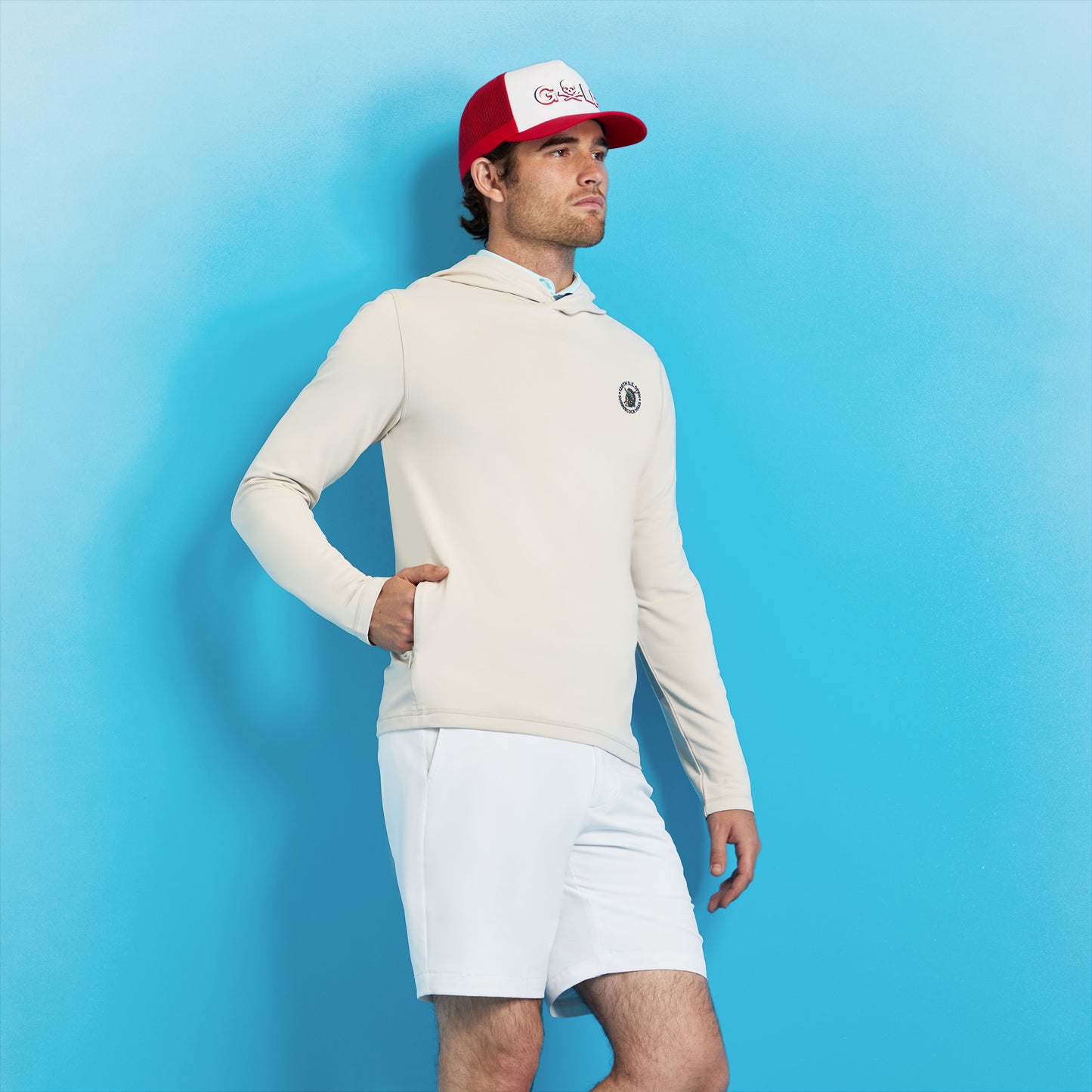 LTD RELEASE 2026 U.S. OPEN BRUSHED BACK TECH HOODIE | G/FORE sale