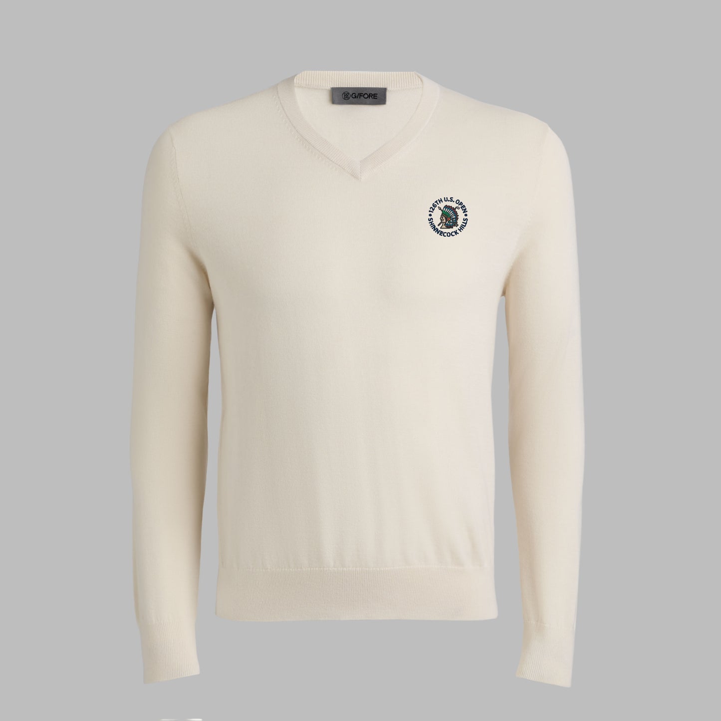 LTD RELEASE 2026 U.S. OPEN G SCRIBE VERSE V NECK CASHMERE SWEATER | G/FORE Near me