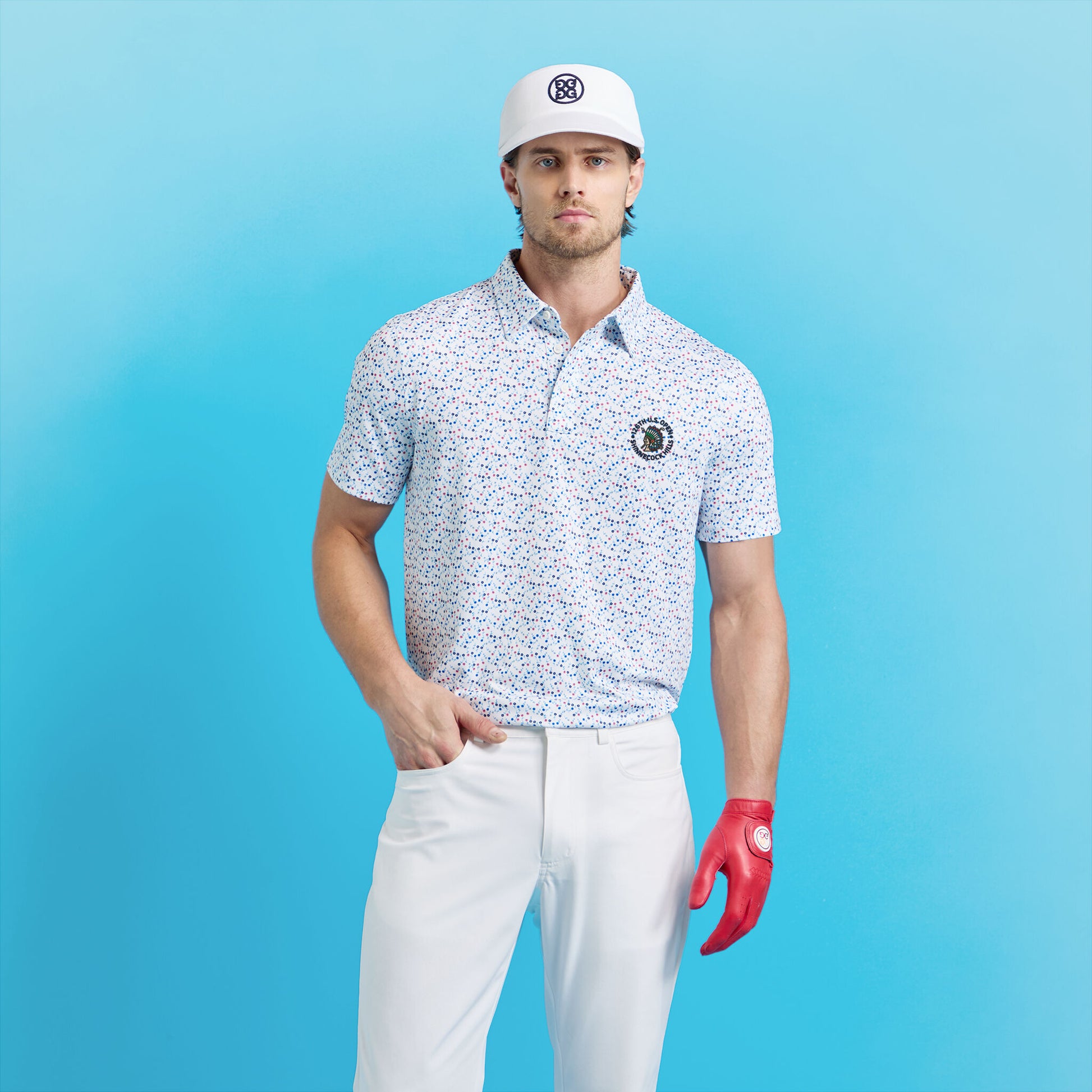 LTD RELEASE 2026 U.S. OPEN AYE POPPY TECH JERSEY POLO | G/FORE