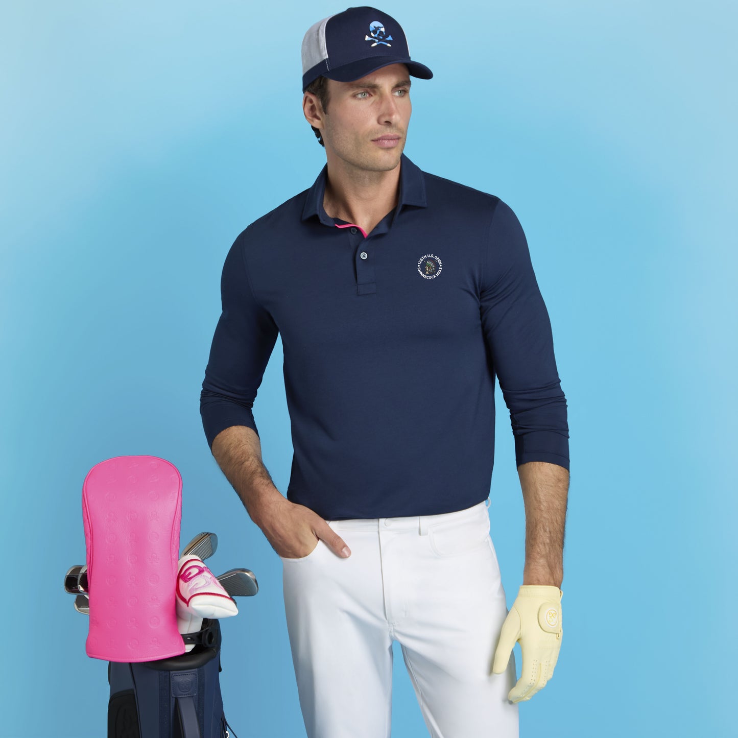 LTD RELEASE 2026 U.S. OPEN ALL PLAY LONG SLEEVE POLO | G/FORE On sale