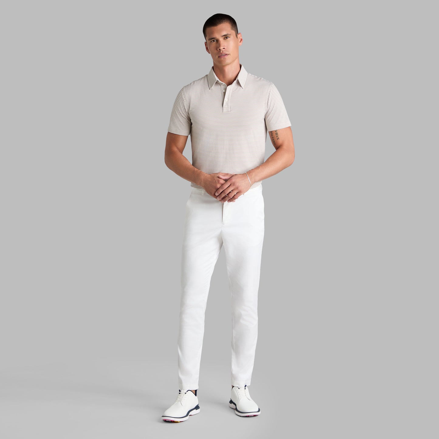 ALL PLAY STRIPE STRETCH KNIT POLO | G/FORE On sale