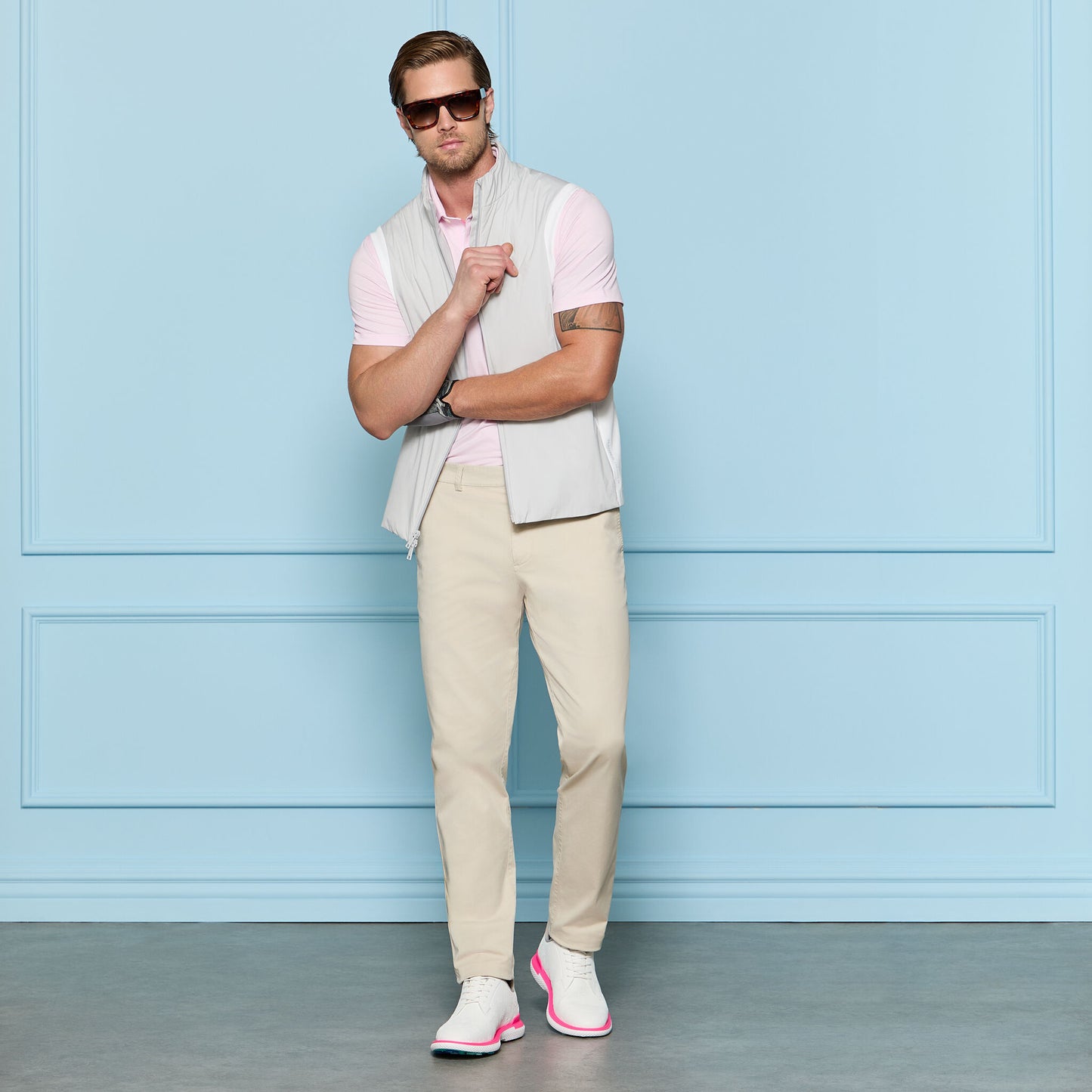 ALL PLAY COTTON STRETCH STRAIGHT LEG TROUSER | G/FORE On sale