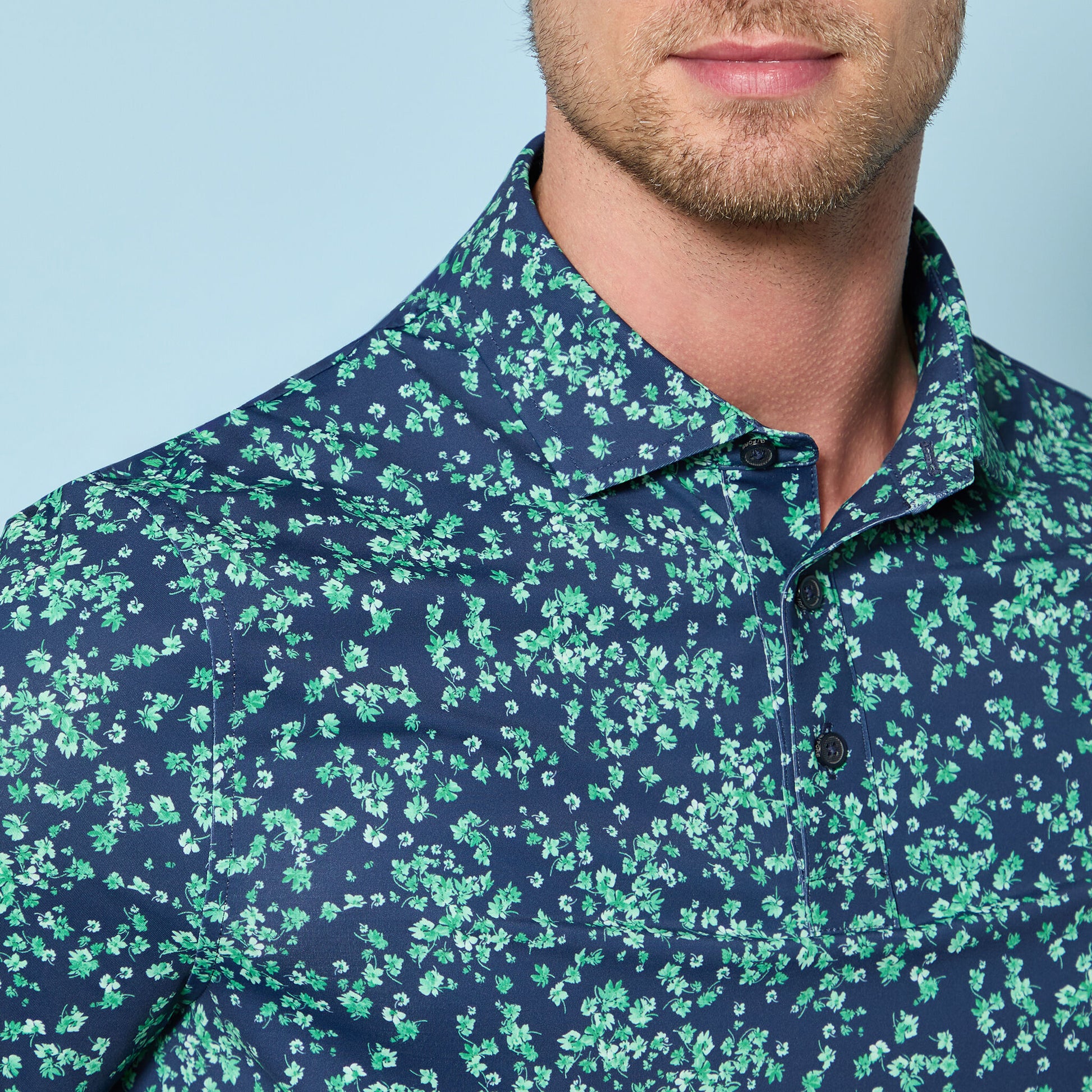 SCATTERED DITZY TECH JERSEY POLO | G/FORE Discount