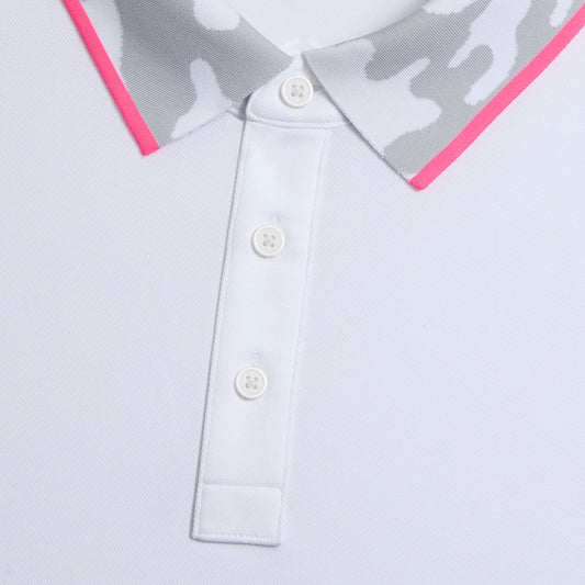 CAMO COLLAR PERFORMANCE PIQUE POLO | G/FORE Online