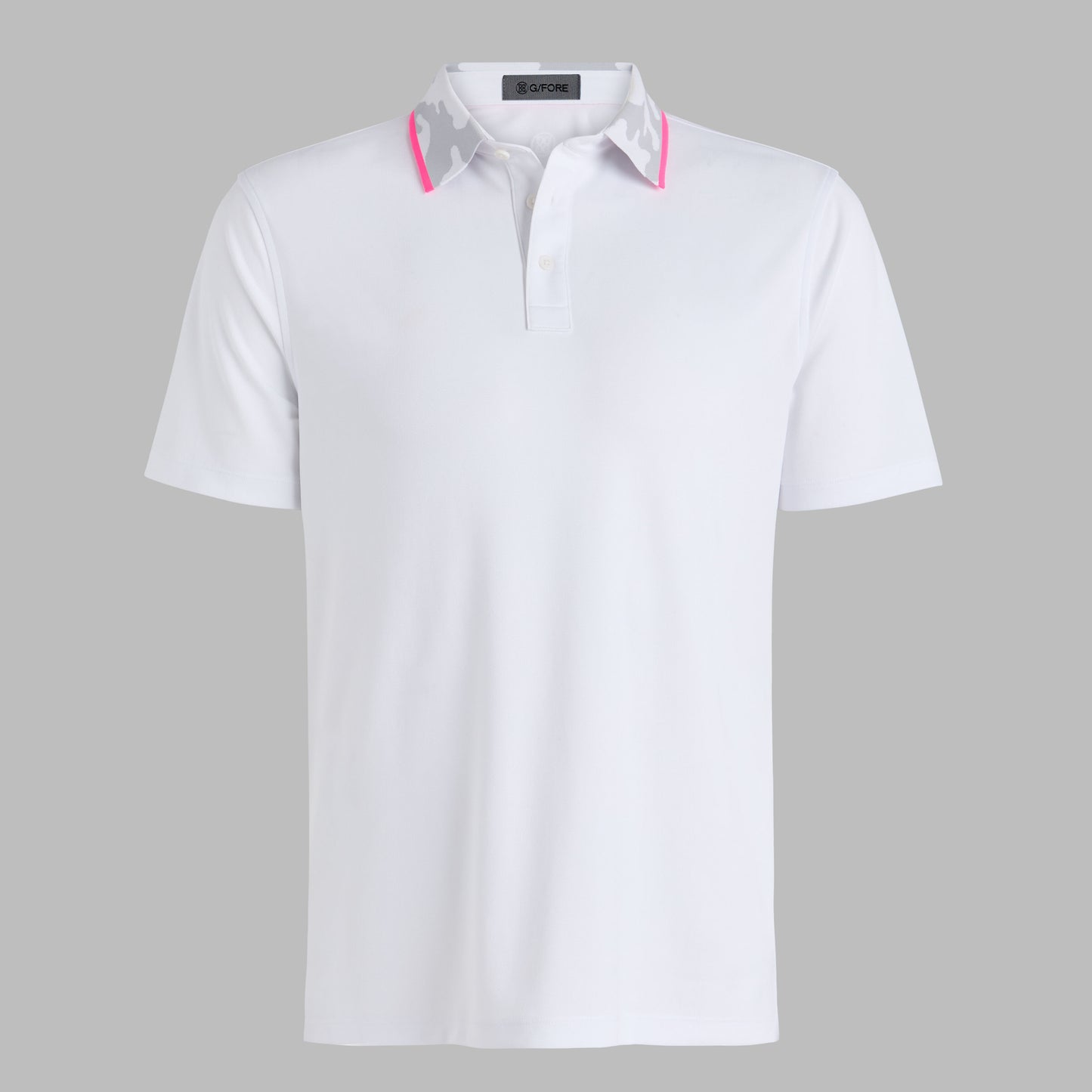 CAMO COLLAR PERFORMANCE PIQUE POLO | G/FORE Online
