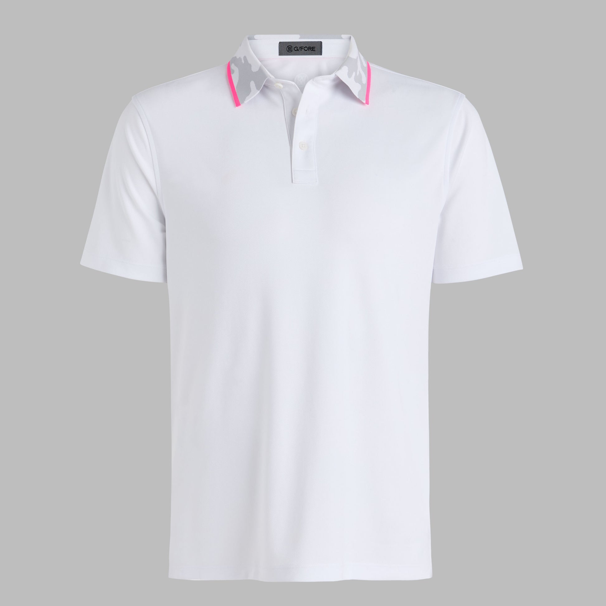 CAMO COLLAR PERFORMANCE PIQUE POLO | G/FORE Online