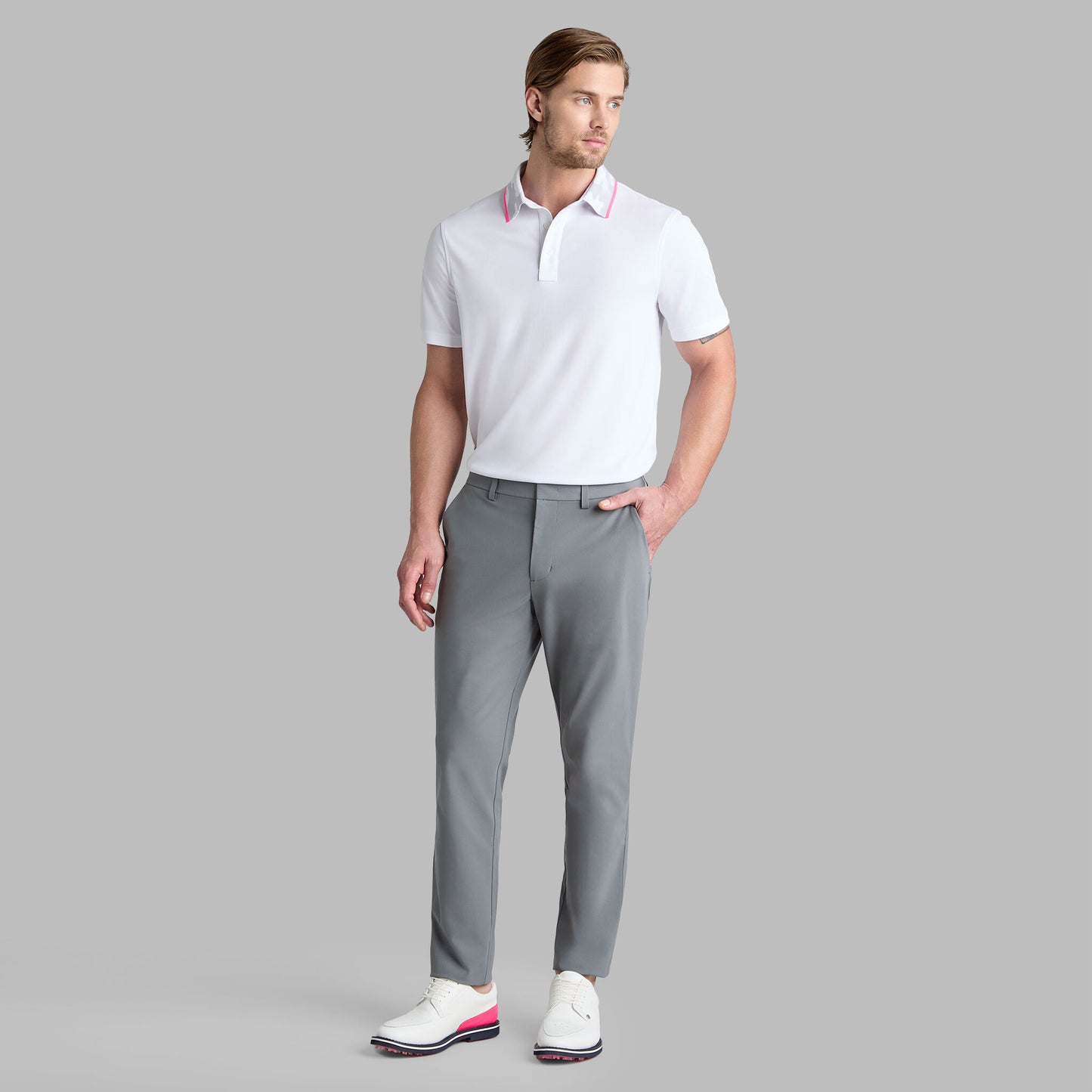 CAMO COLLAR PERFORMANCE PIQUE POLO | G/FORE Online