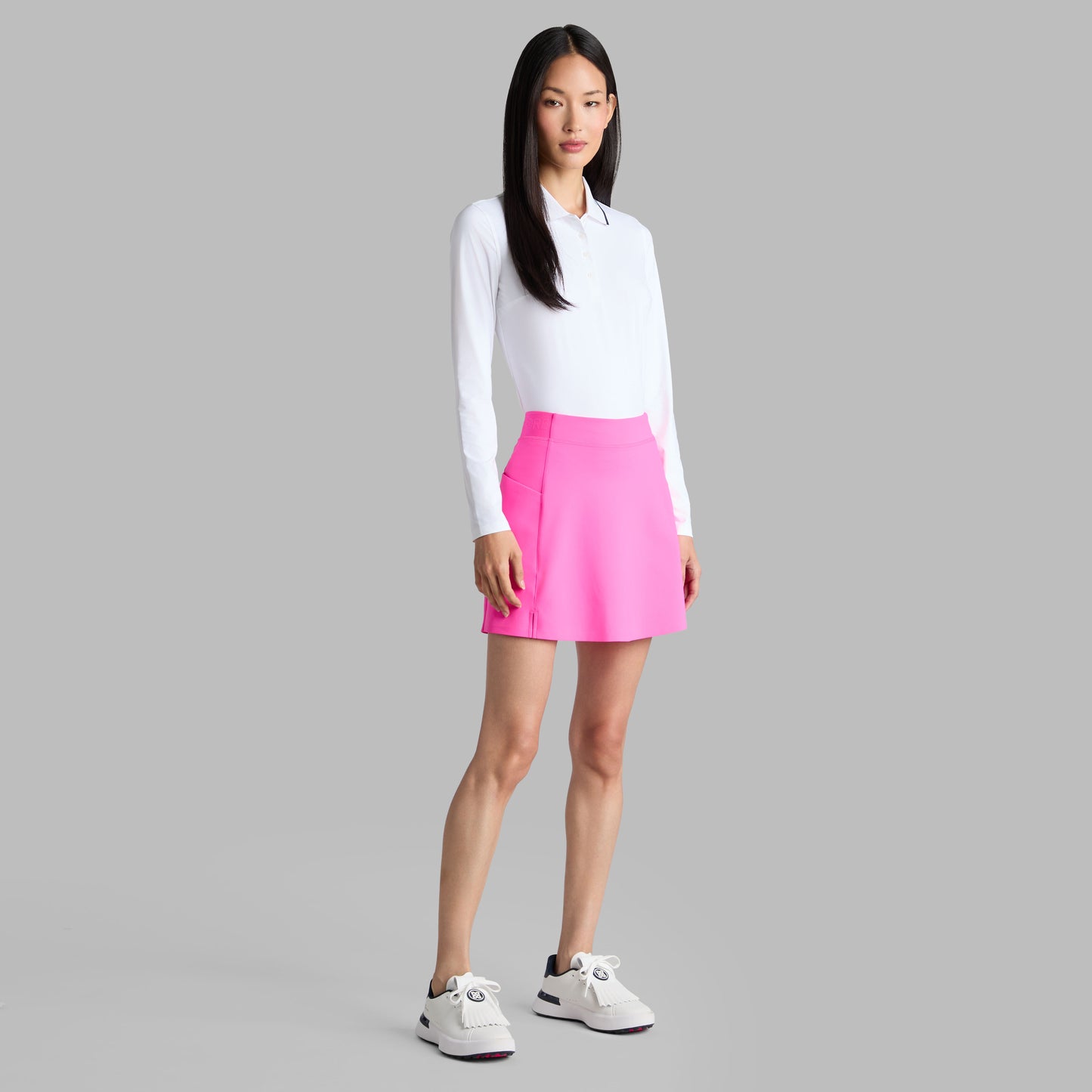 SILKY TECH NYLON LONG SLEEVE POLO | G/FORE Online