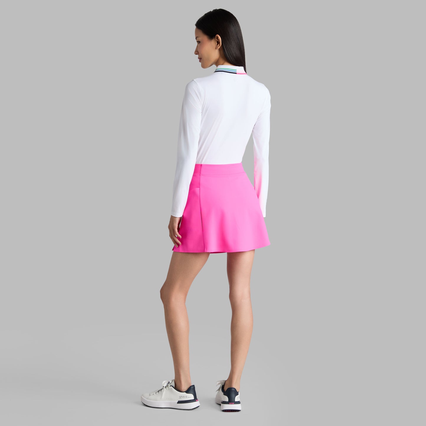 SILKY TECH NYLON LONG SLEEVE POLO | G/FORE Online