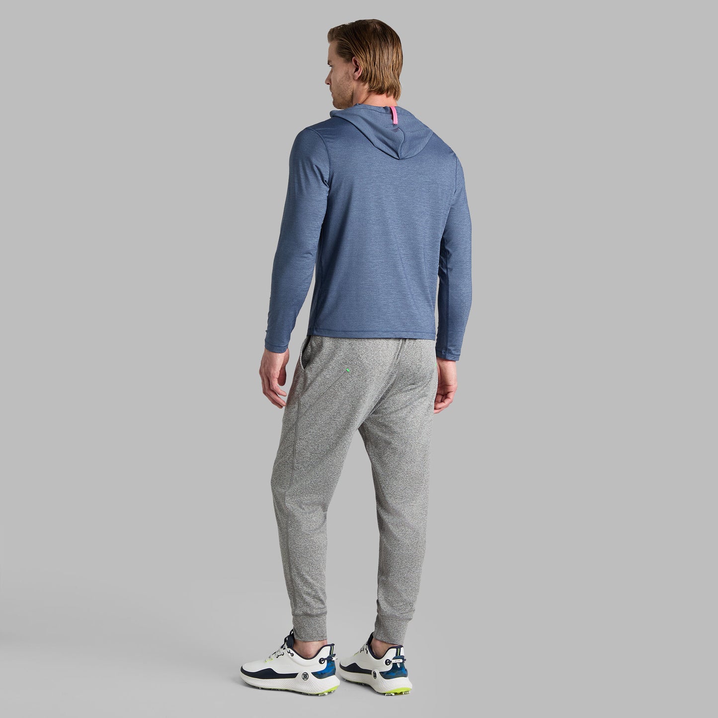 MÉLANGE ICE NYLON HOODIE |PULLOVERS & QUARTER-ZIPS |G/FORE | G/FORE US