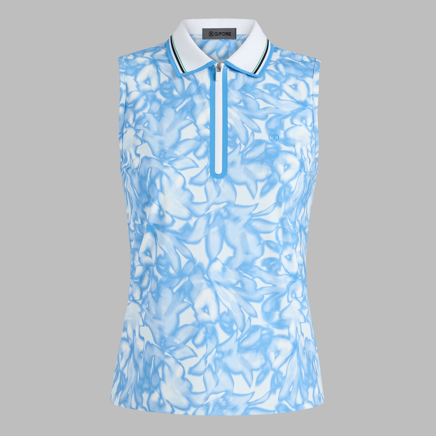 TRIPPY FLORAL SILKY TECH NYLON SLEEVELESS POLO | G/FORE Online