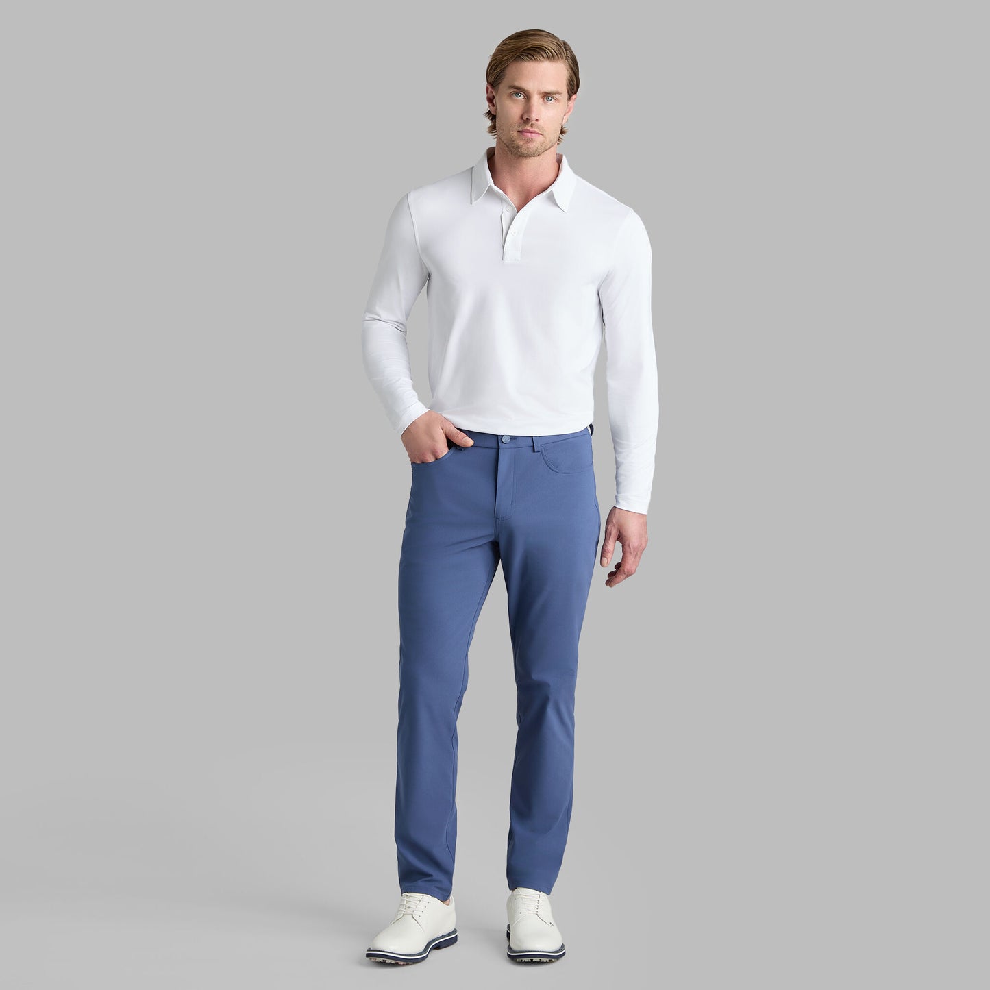 MÉLANGE ICE NYLON LONG SLEEVE POLO | G/FORE Discount