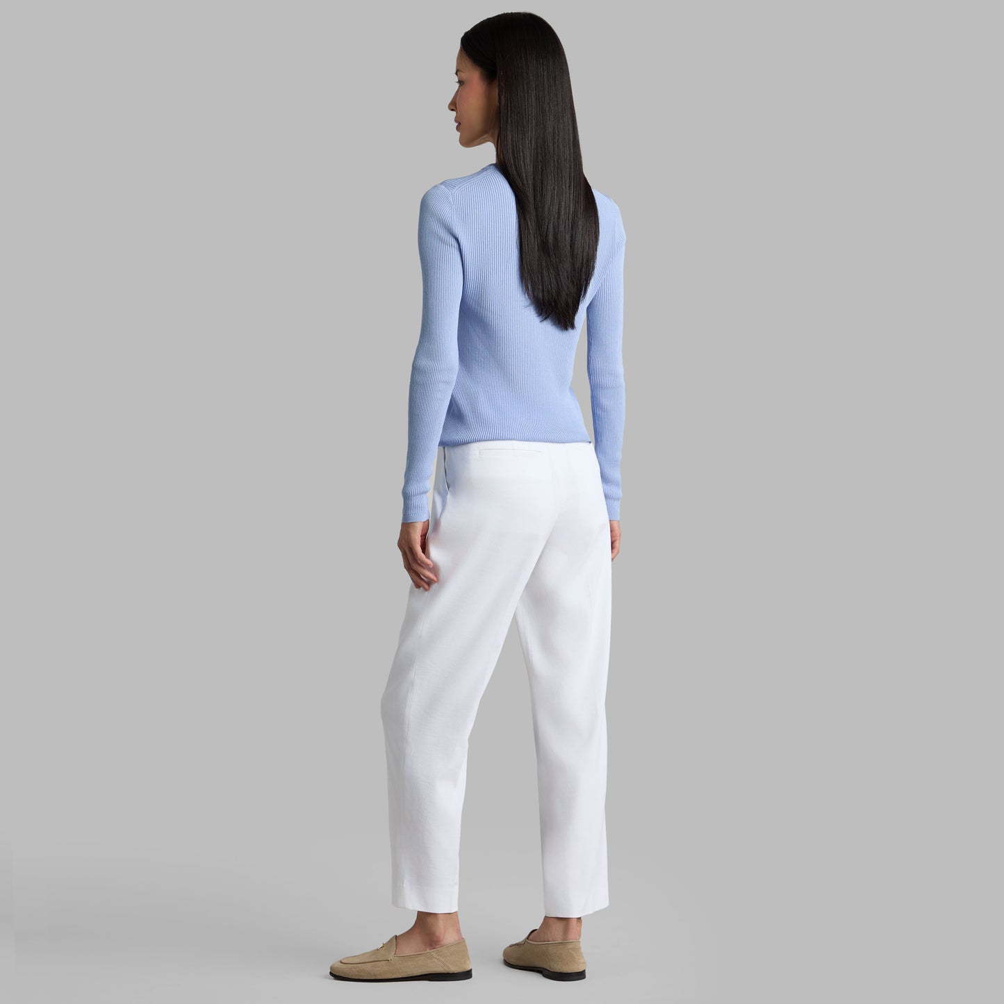LTD RELEASE LINEN CROPPED PLEATED TROUSER | G/FORE Outlet