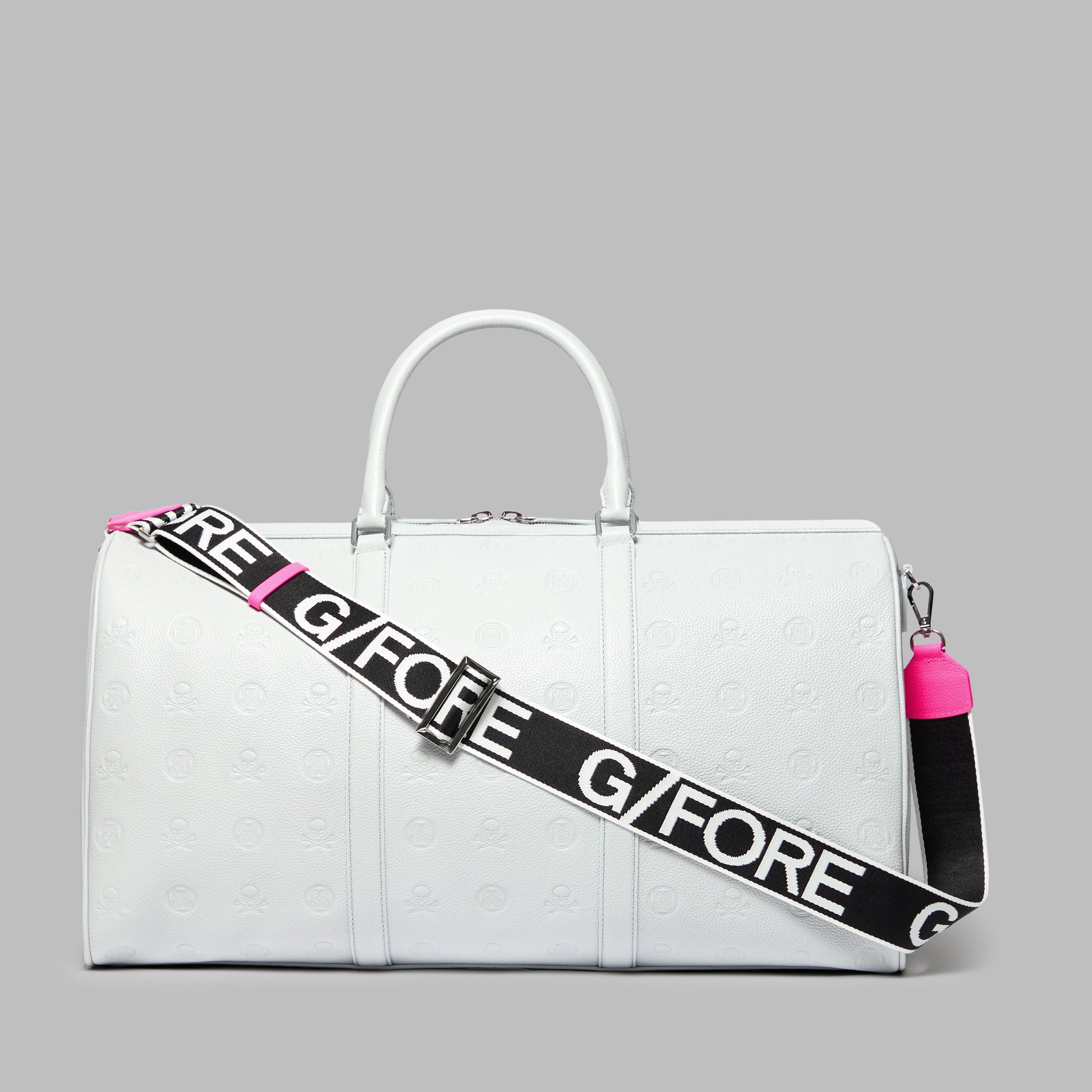 EMBOSSED SKULL & TEES LEATHER WEEKENDER | G/FORE On sale