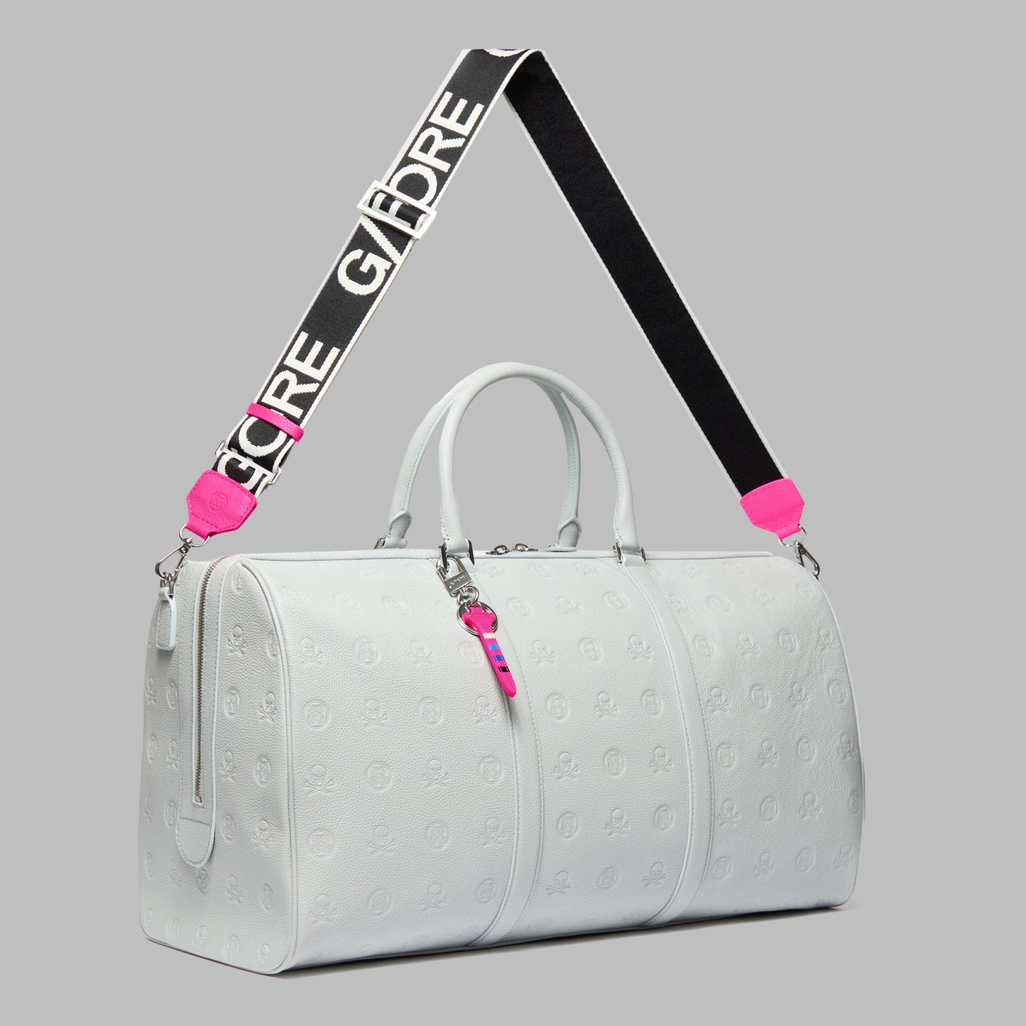 EMBOSSED SKULL & TEES LEATHER WEEKENDER | G/FORE On sale