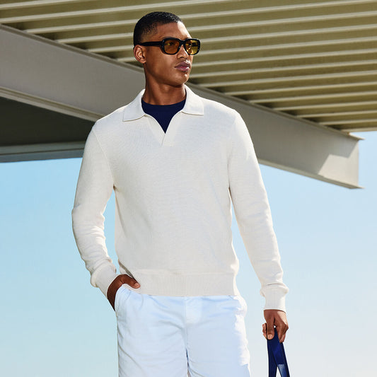 JOHNNY COLLAR COOLING COTTON SWEATER POLO | G/FORE sale