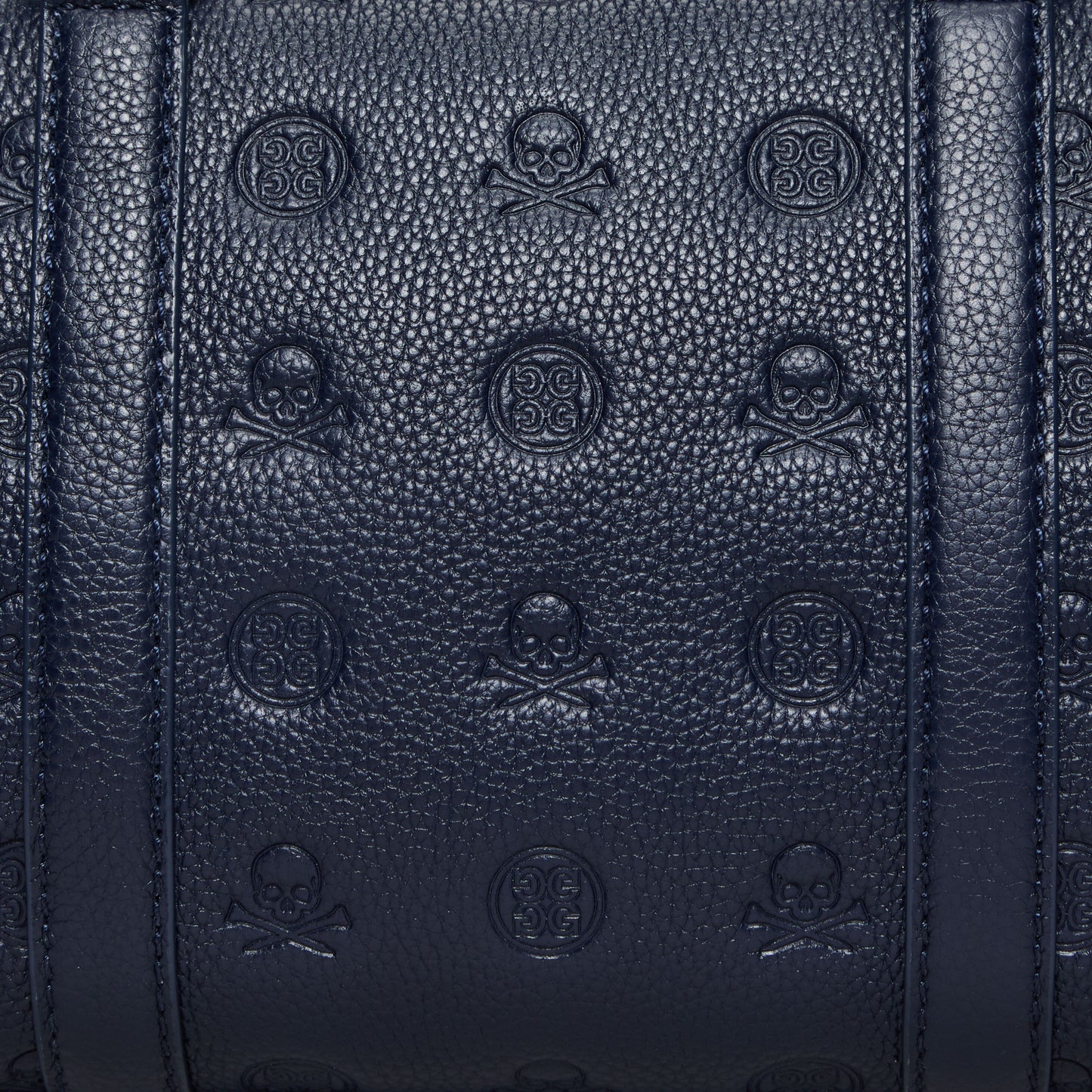 EMBOSSED SKULL & TEES LEATHER MINI DUFFEL CART BAG | G/FORE US