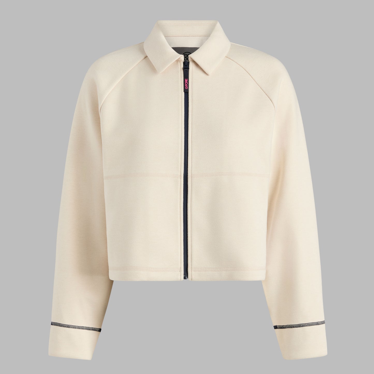 COZY DOUBLE KNIT CROPPED COLLARED JACKET | G/FORE Discount
