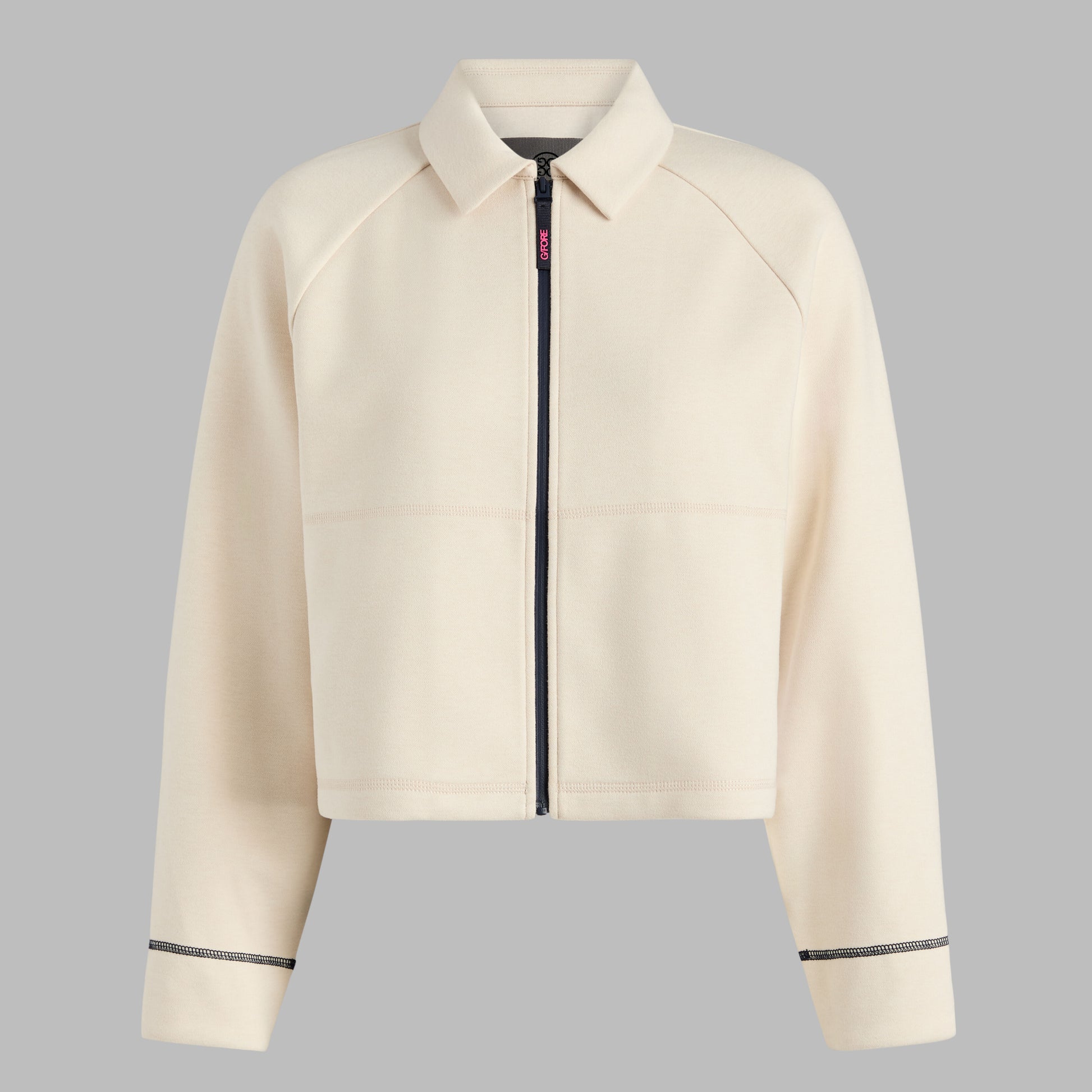COZY DOUBLE KNIT CROPPED COLLARED JACKET | G/FORE Discount
