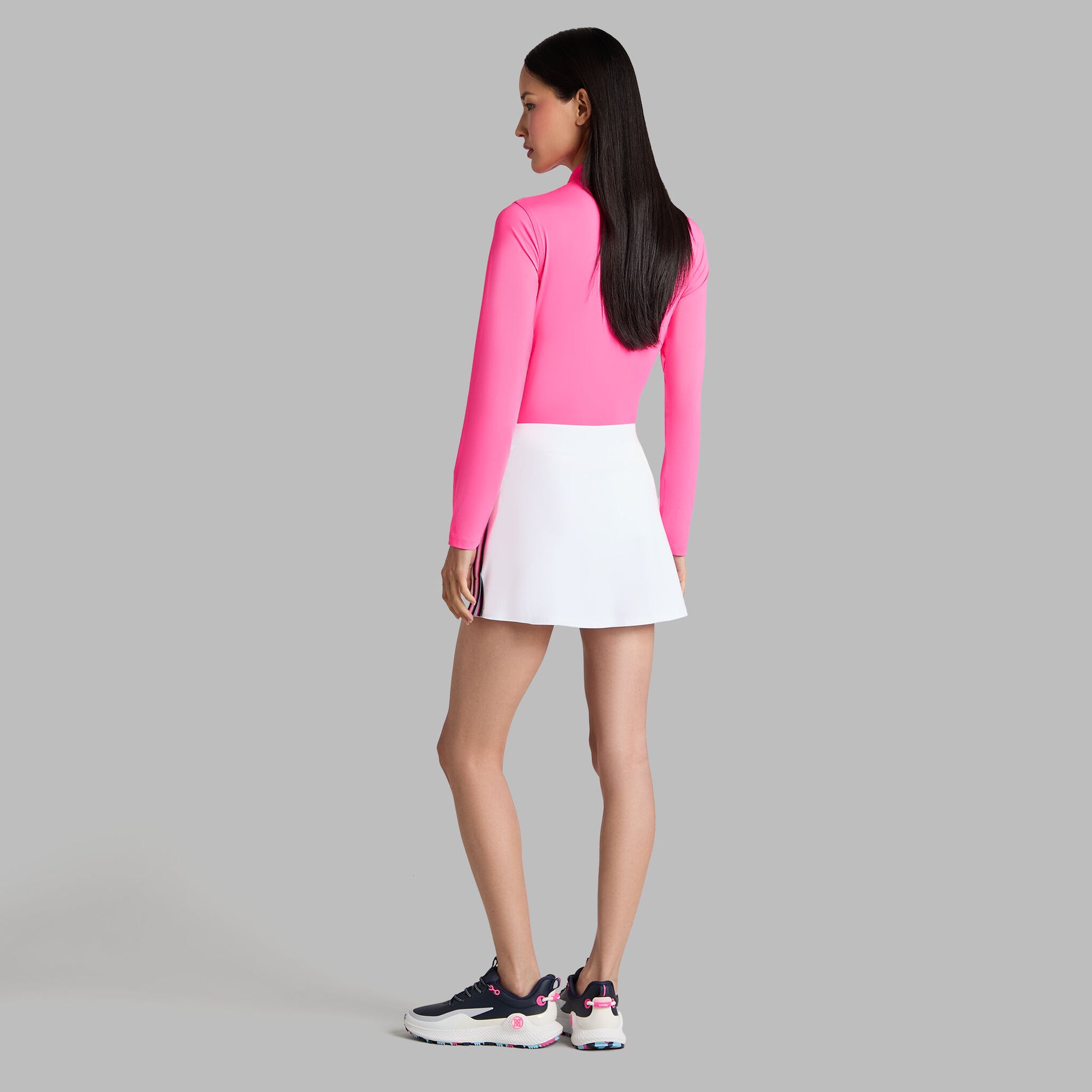 SILKY TECH NYLON LONG SLEEVE 1/4 ZIP POLO | G/FORE Discount