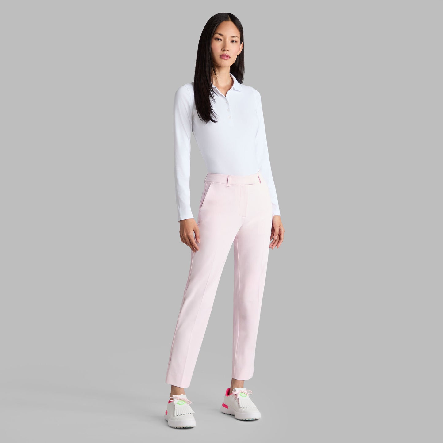 RIBBED TECH NYLON LONG SLEEVE POLO | G/FORE sale
