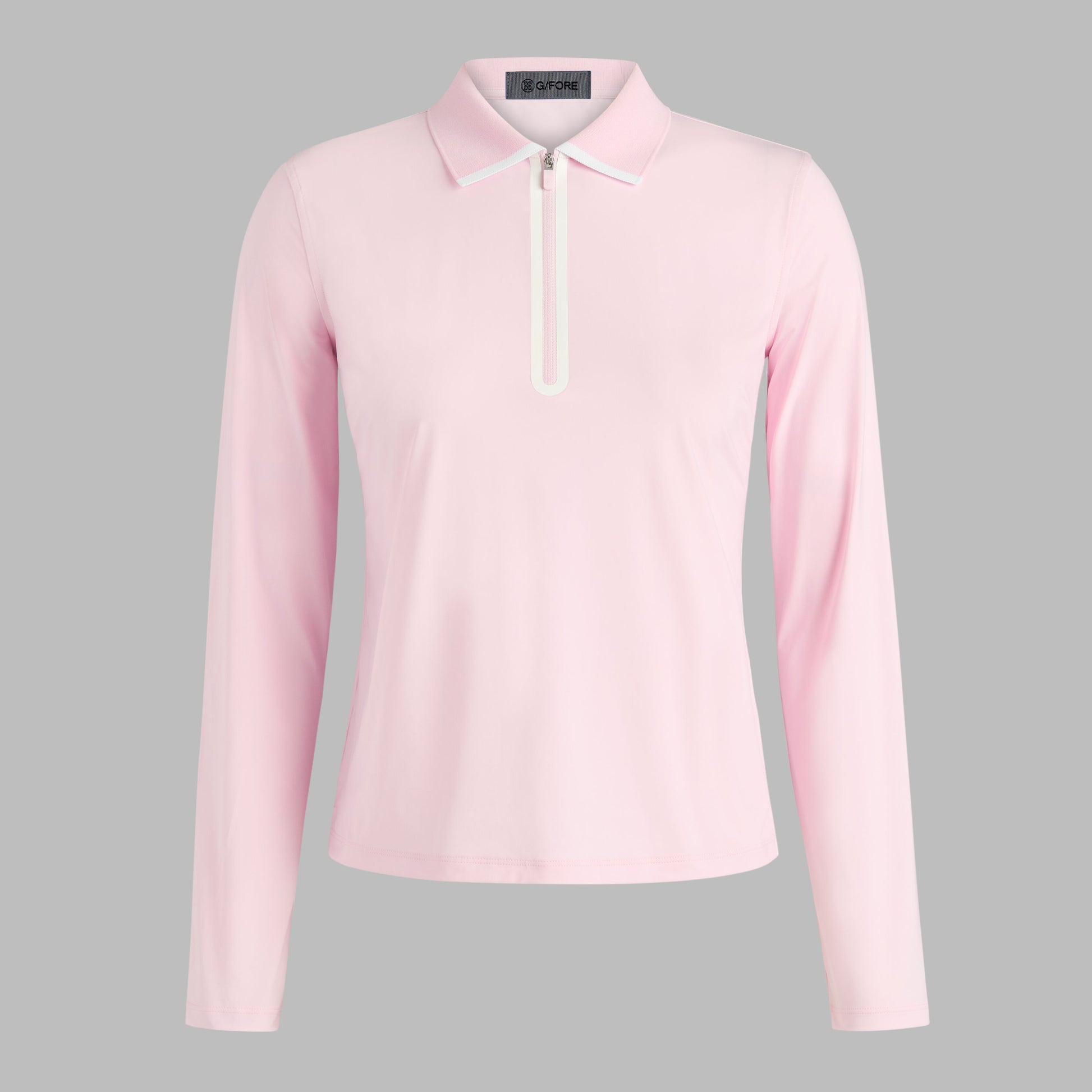 SILKY TECH NYLON LONG SLEEVE 1/4 ZIP POLO | G/FORE For Sale
