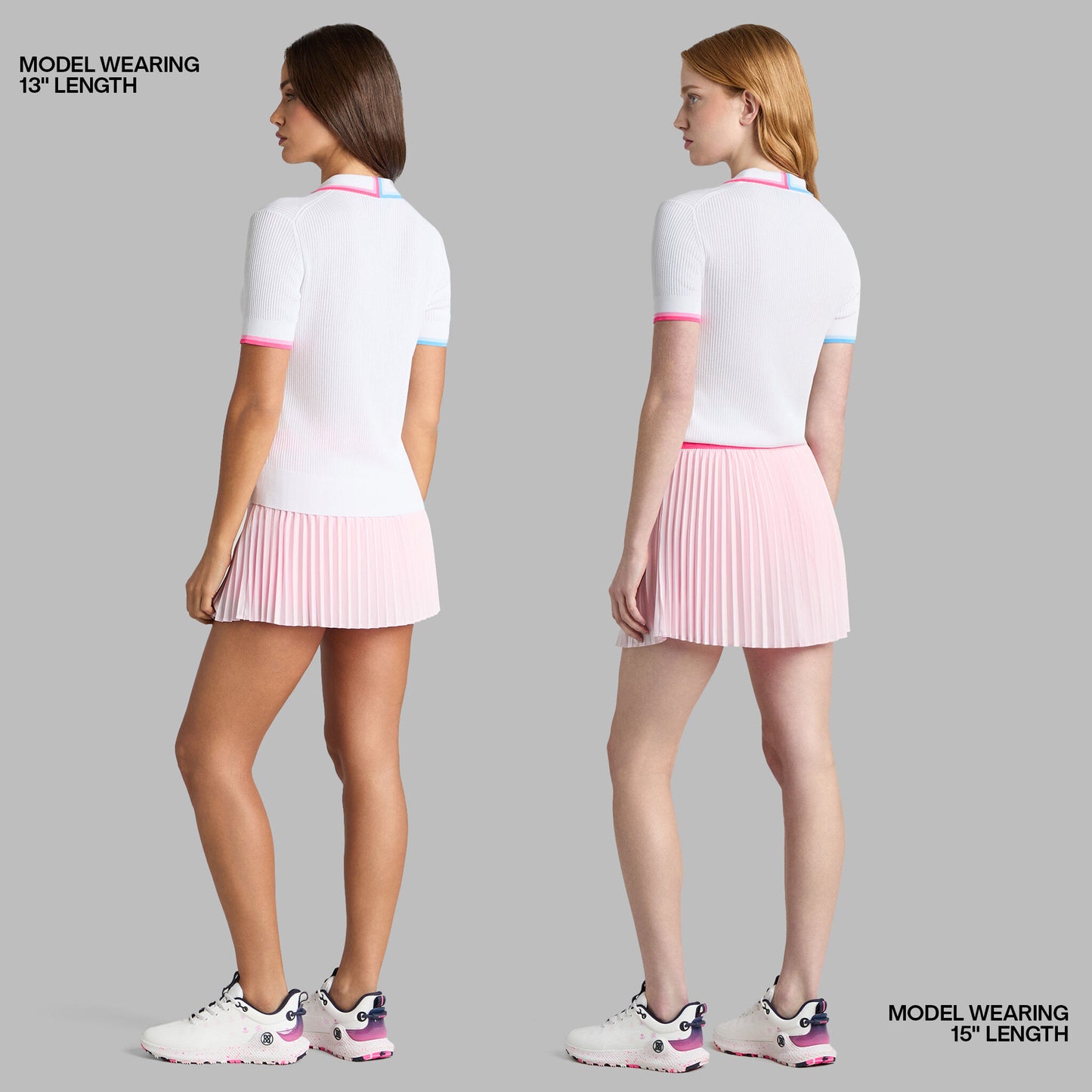 MICROPLEAT STRETCH WOVEN HIGHWAISTED SKORT | G/FORE US