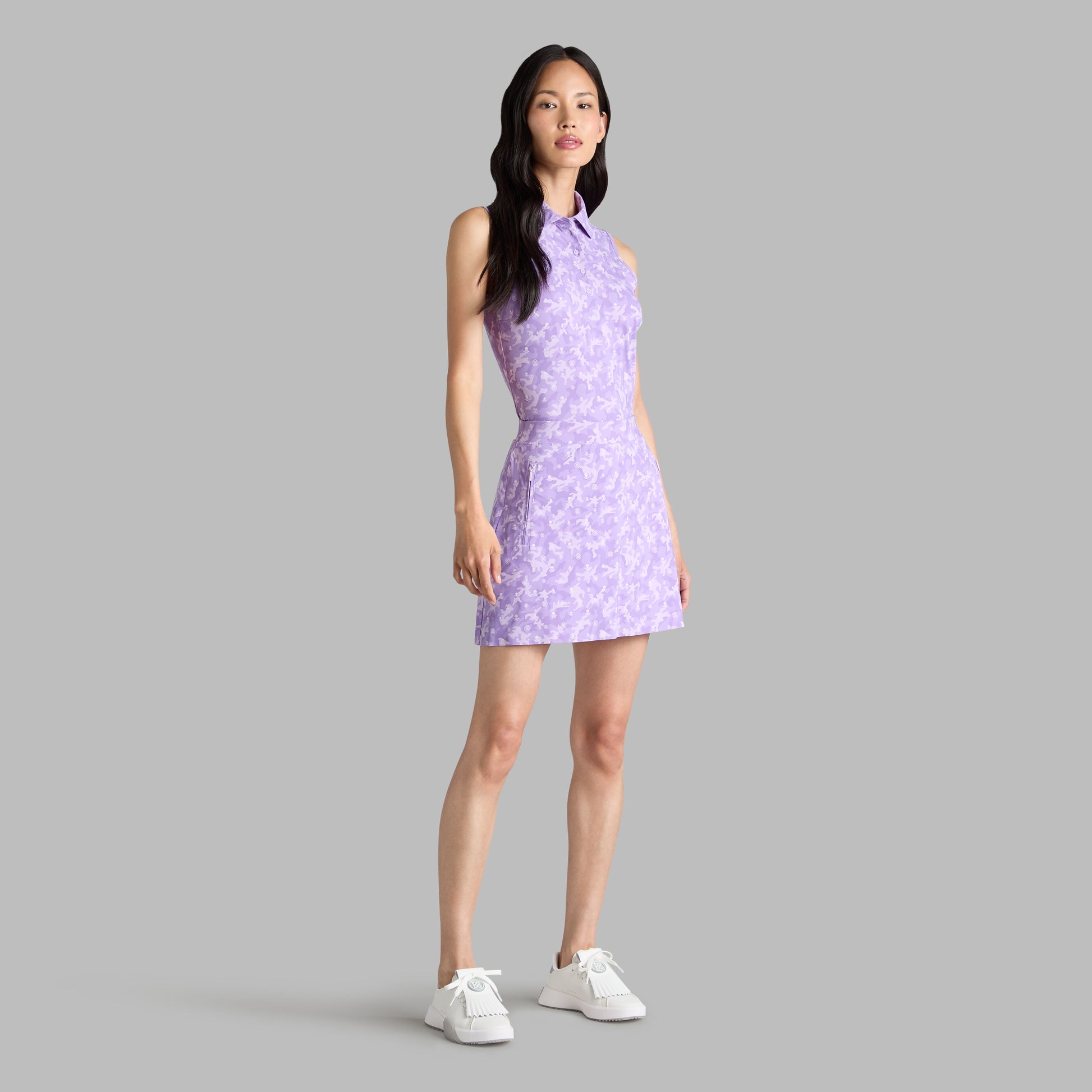 ICON CAMO SOFT TECH JERSEY SLEEVELESS POLO | G/FORE Online