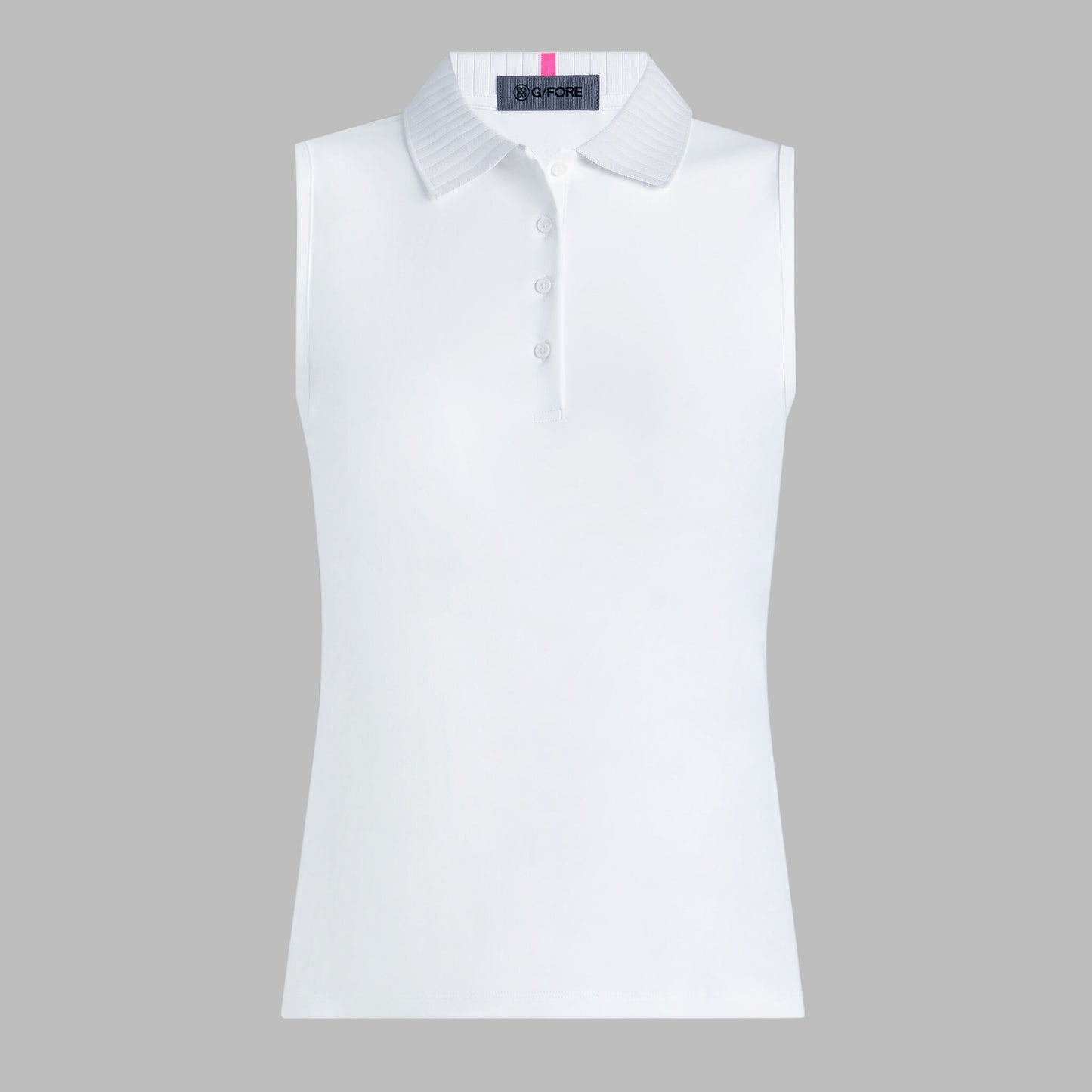 PLEATED COLLAR SILKY TECH NYLON SLEEVELESS POLO | G/FORE sale