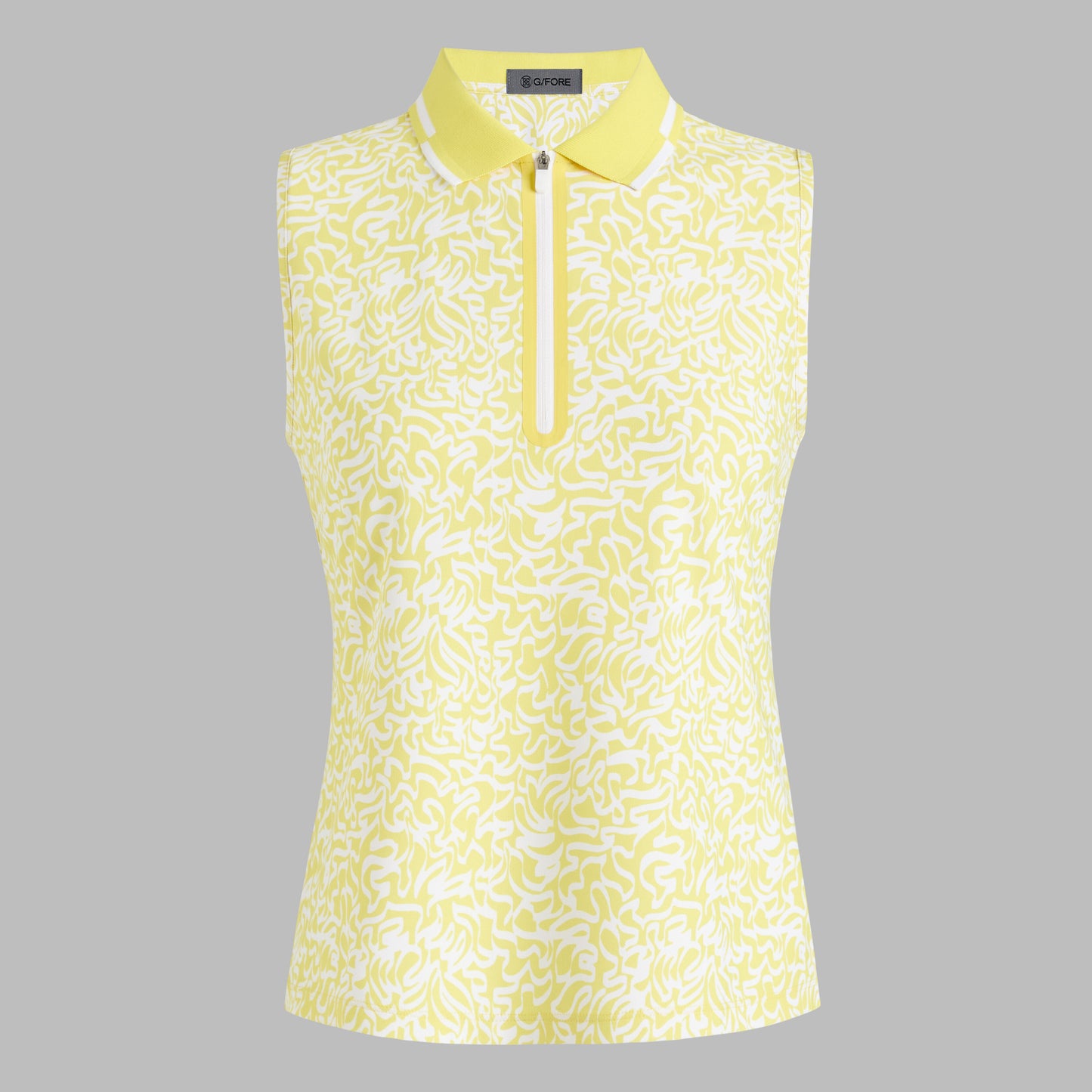 SCRIBBLE TECH PIQUÉ SLEEVELESS POLO | G/FORE Near me