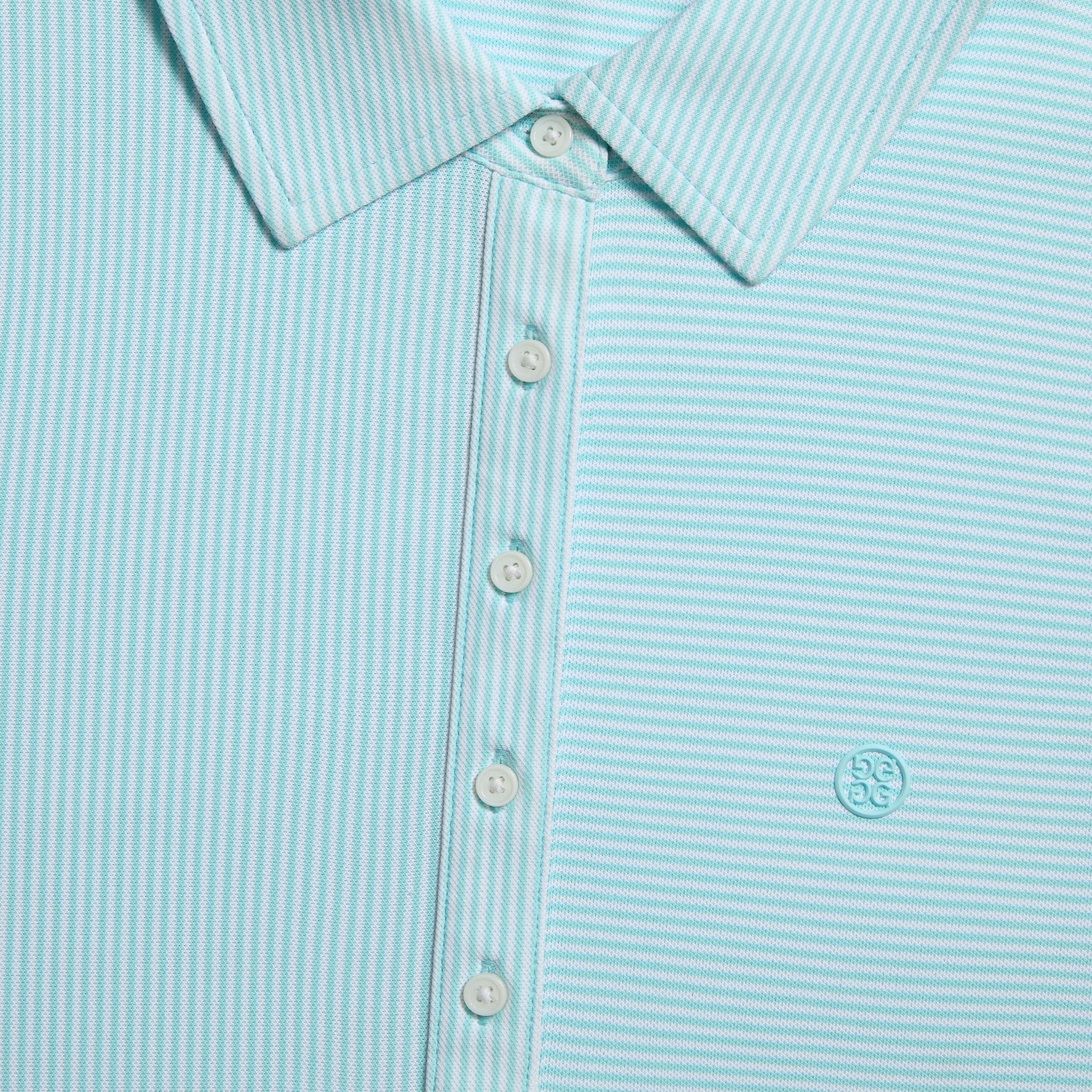 FEEDER STRIPE TECH PIQUÉ SLEEVELESS POLO | G/FORE For Sale