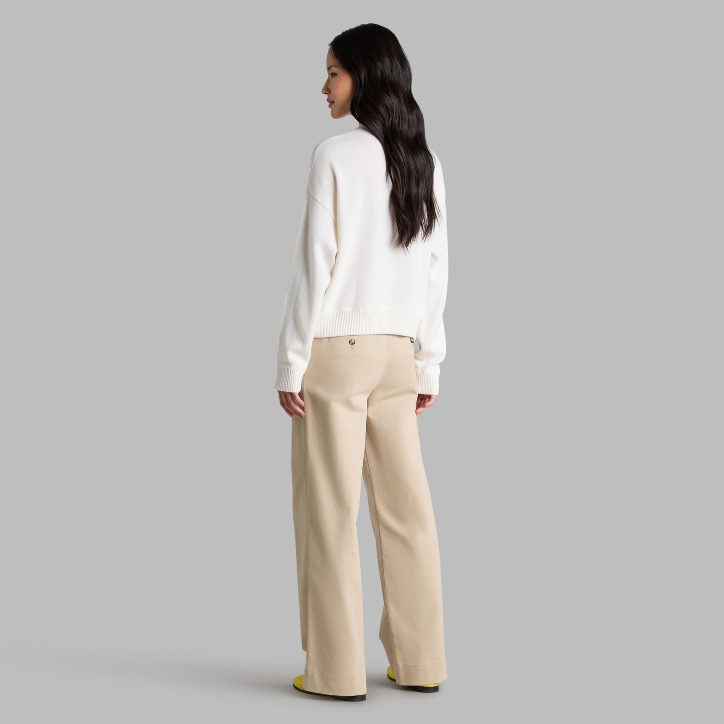 TIPPED CASHMERE CREWNECK SWEATER | G/FORE New