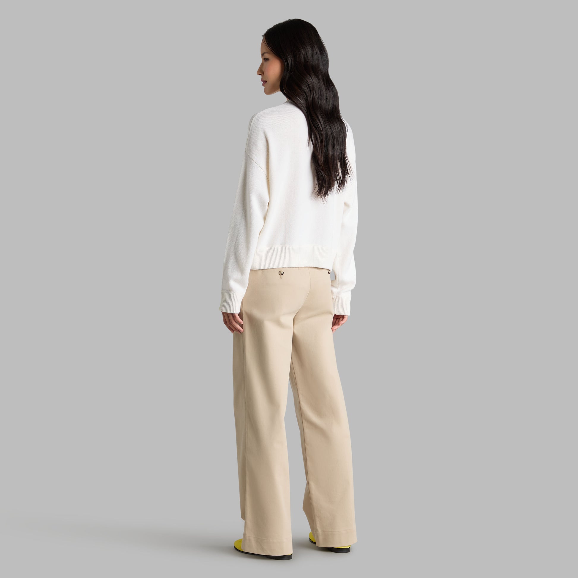 TIPPED CASHMERE CREWNECK SWEATER | G/FORE New