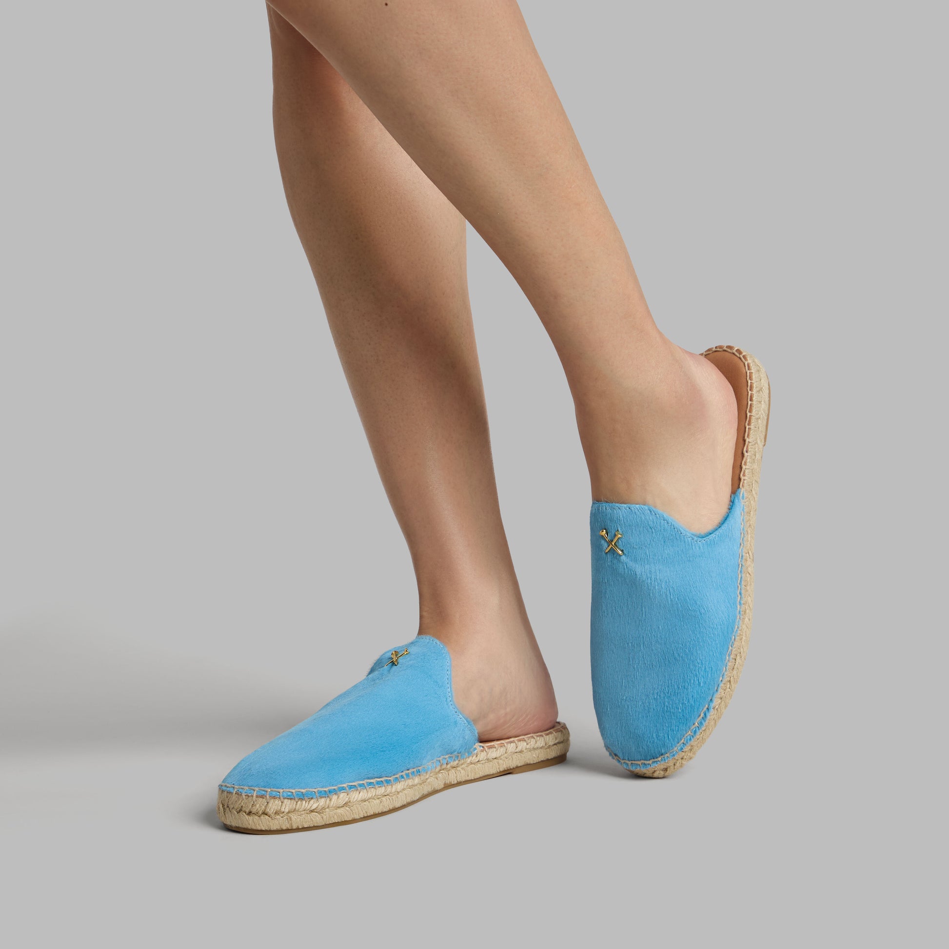 METAL TEES PONY HAIR ESPADRILLE | G/FORE